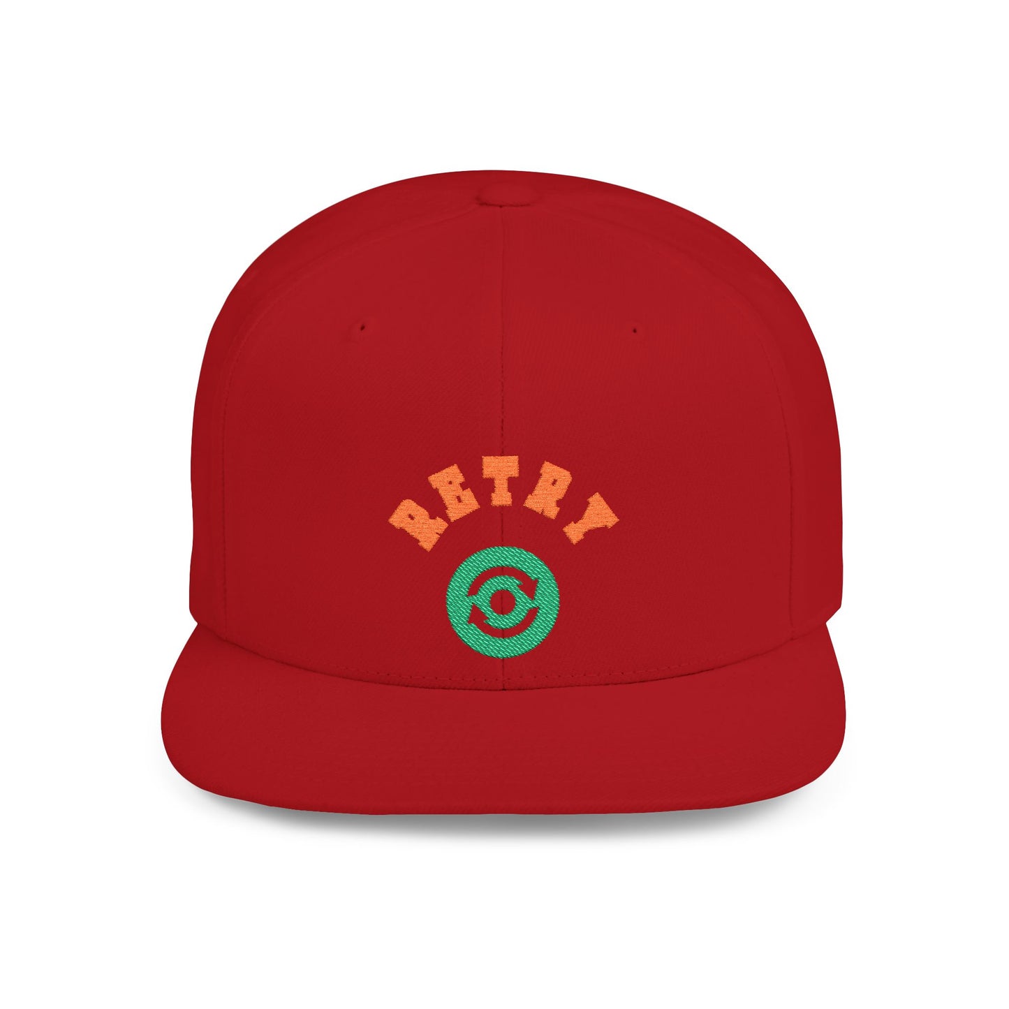 Retry Vintage Flat Bill Snapback Cap – Adjustable streetwear hat for men & women. Ideal gift for casual fashion, festivals, and urban style.