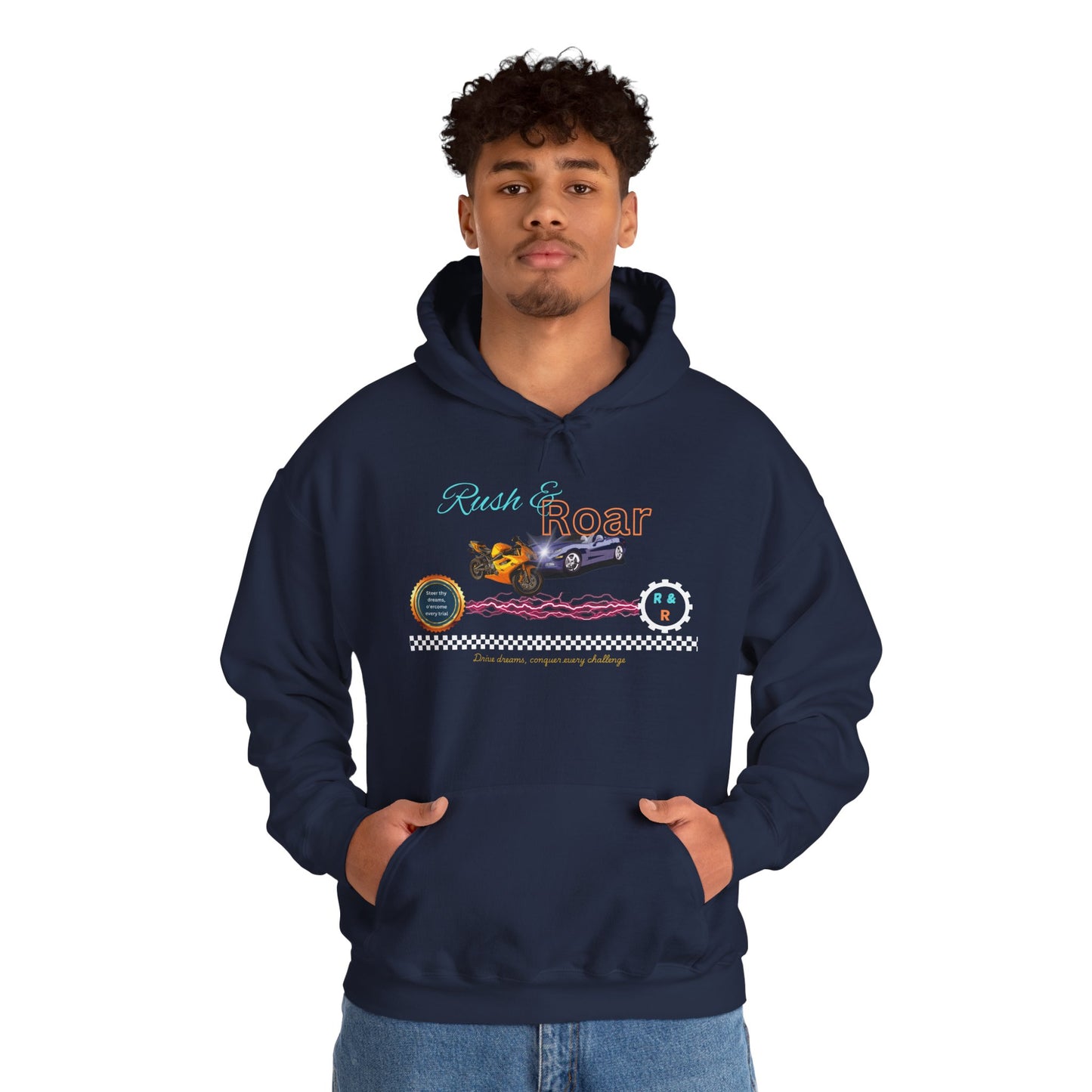 Vintage Car Hoodie - Cool and Cozy Unisex Sweatshirt for Road Trips