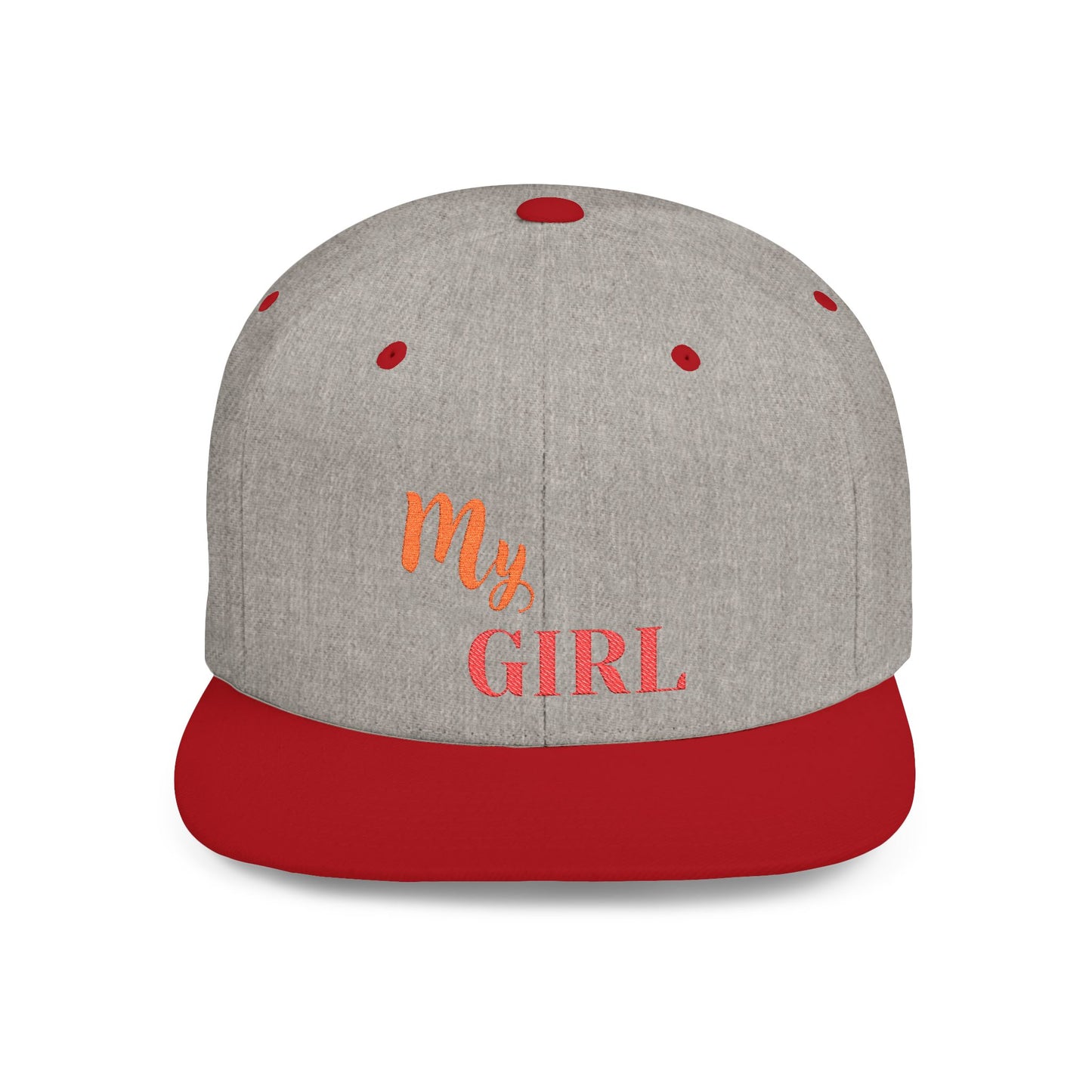 My Girl Snapback Cap – trendy adjustable flat bill hat for women & teens. Perfect for casual wear, festivals, and gifts.