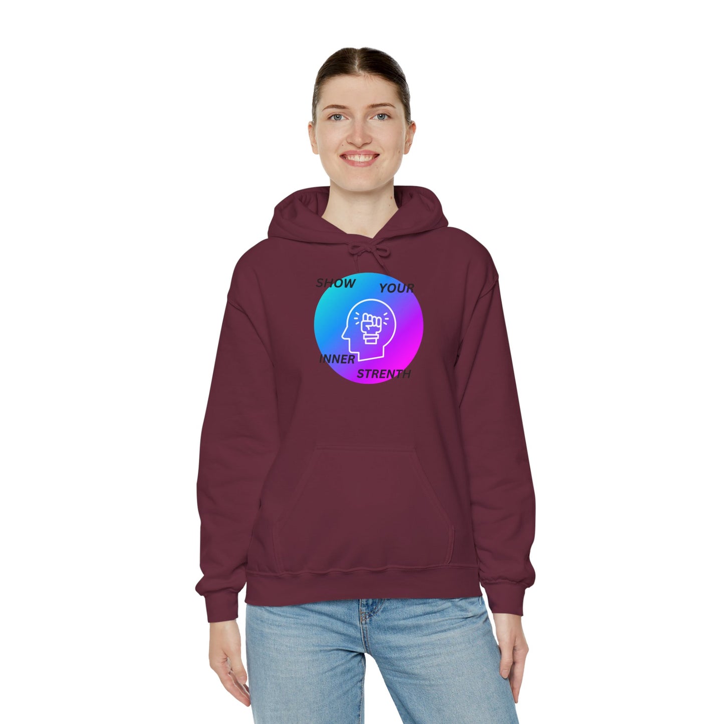 Women's Hoodie Empowerment Motivation Inner Strength Sweatshirt