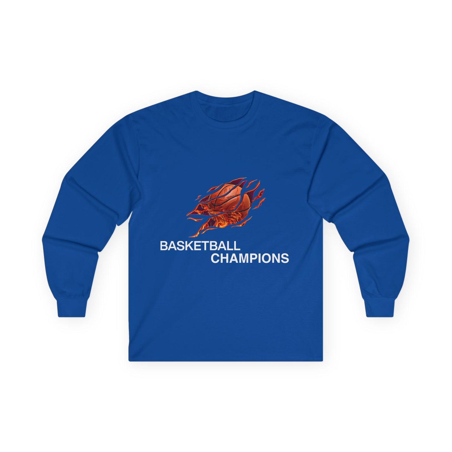 Basketball Champions Long Sleeve Tee - Unisex Cotton Shirt