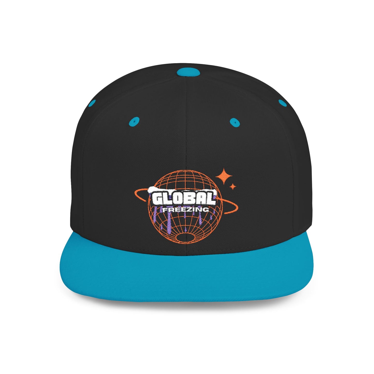 Global Snapback Cap – stylish adjustable six-panel hat for men & women. Breathable, embroidered, and perfect for gifting or casual wear.
