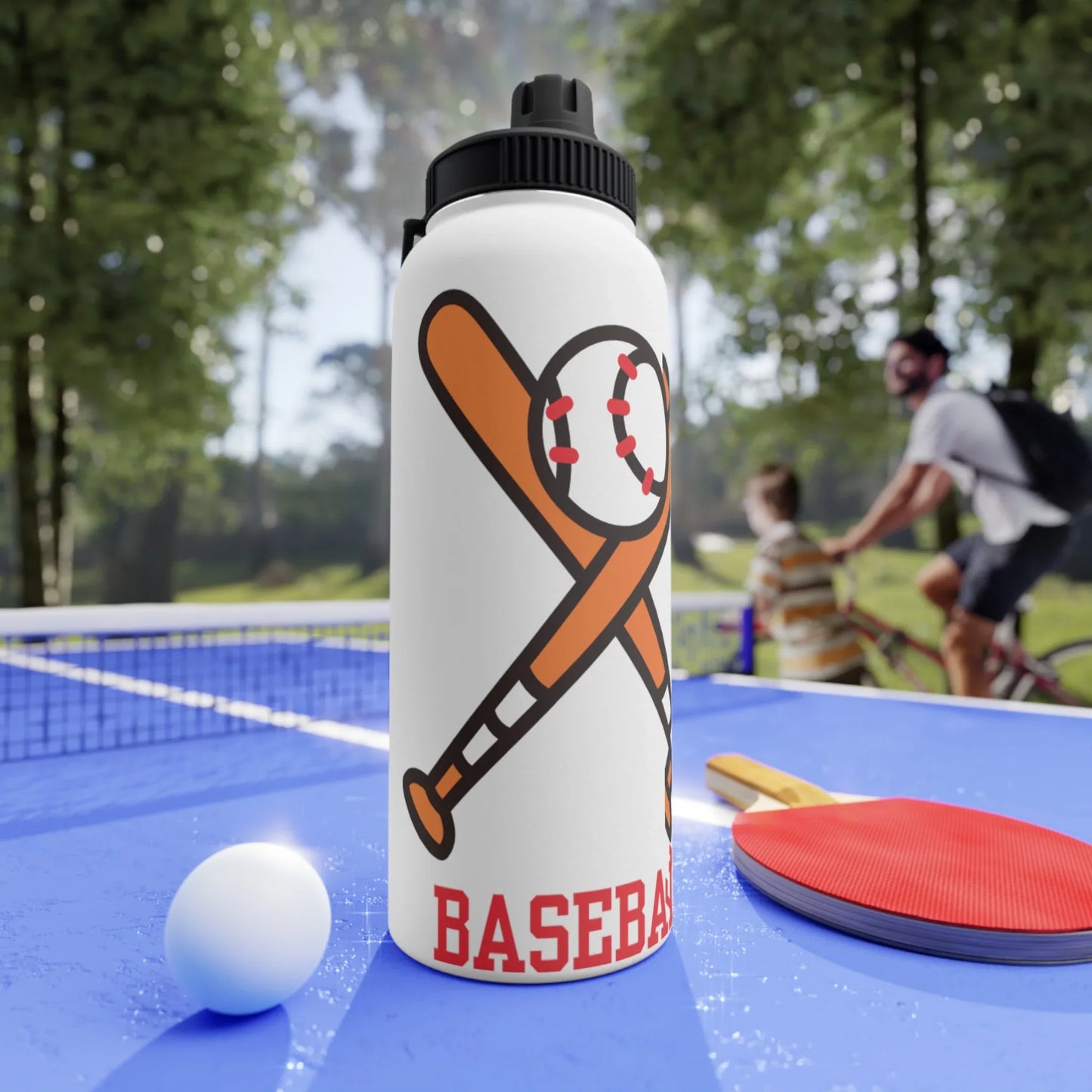 Baseball Water Bottle - RizQ Life