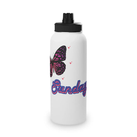 Butterfly Stainless Steel Water Bottle Sports Lid Eco-Friendly Hydration - RizQ Life