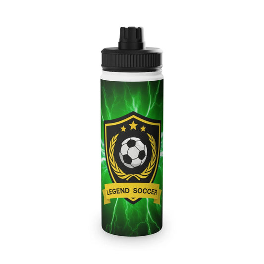 Soccer Stainless Steel Water Bottle - Sporty Design for Athletes - RizQ Life