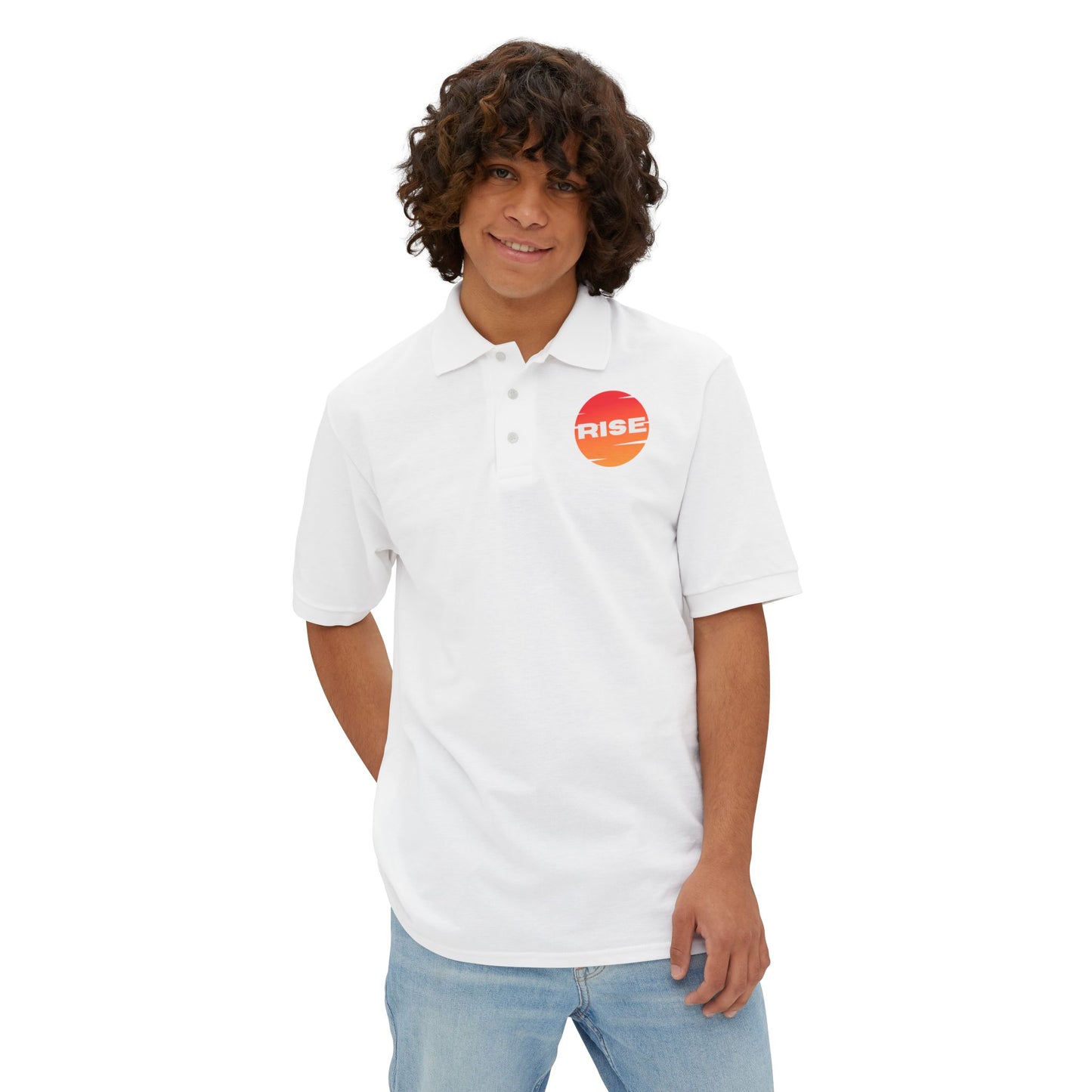 Piqué Polo Shirt - RISE Men's Classic Comfort for Everyday Style