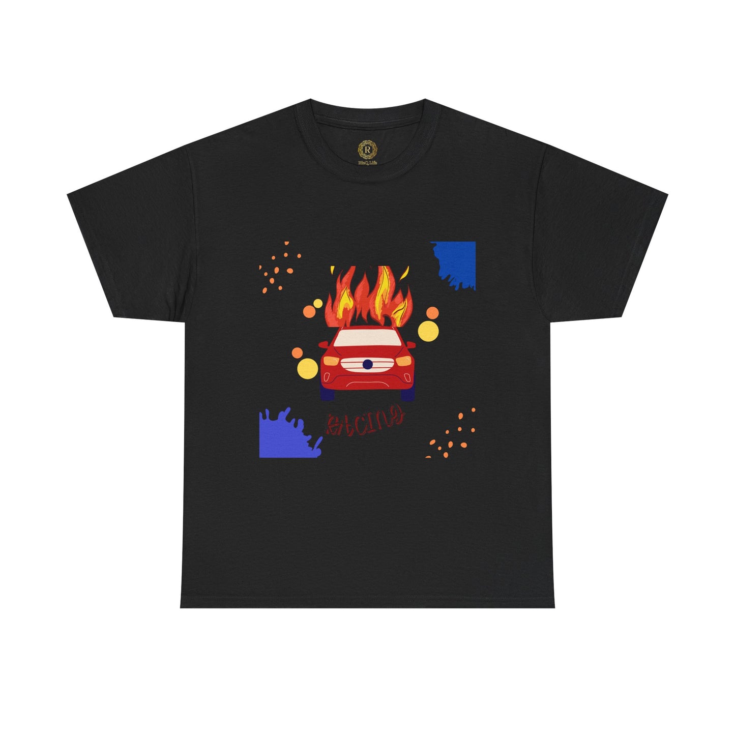 Unisex Racing Graphic T-Shirt – Heavy Cotton Car Racing Tee for Men & Women, Casual Motorsport Fan Shirt, Short Sleeve Top, Sizes S-5XL