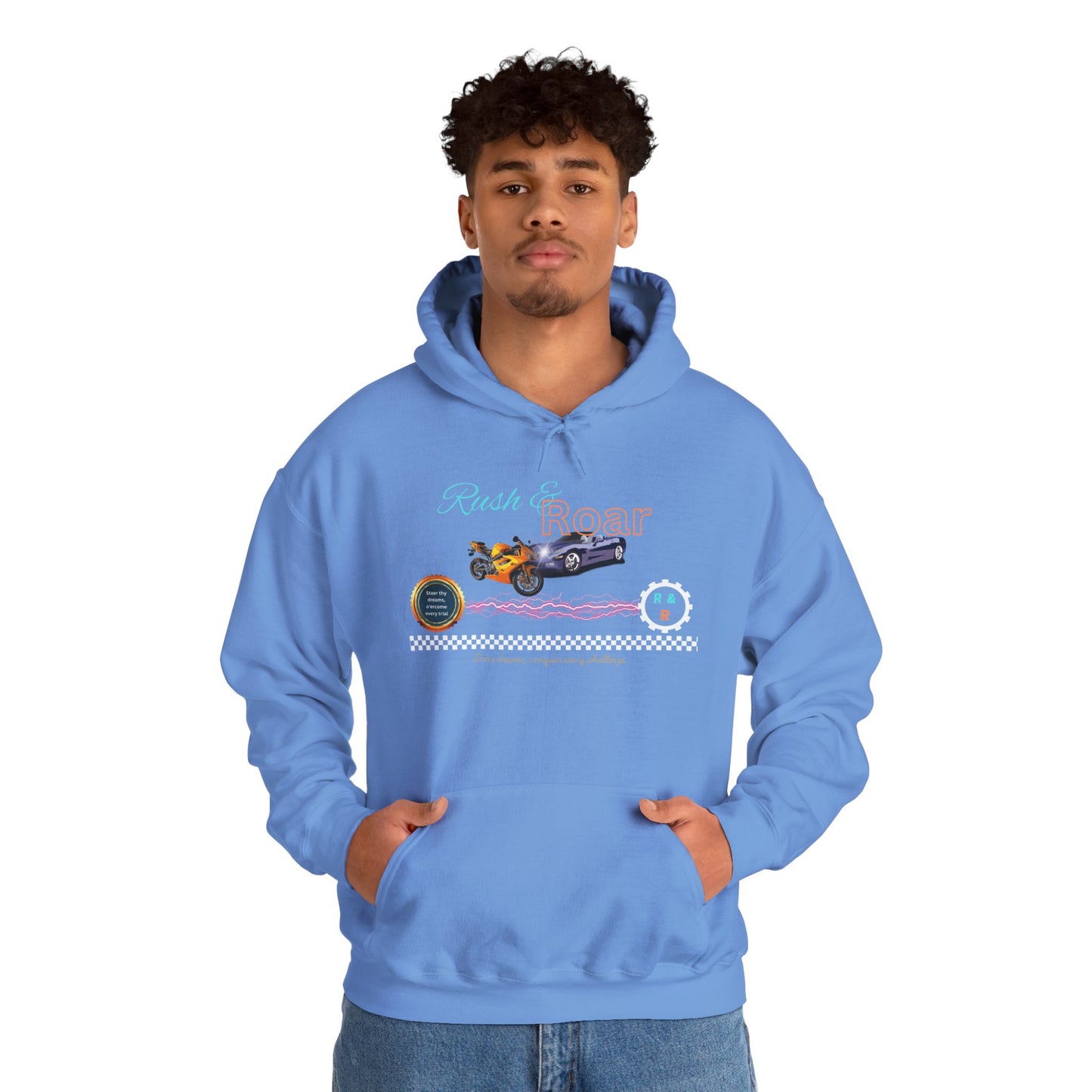 Vintage Car Hoodie - Cool and Cozy Unisex Sweatshirt for Road Trips