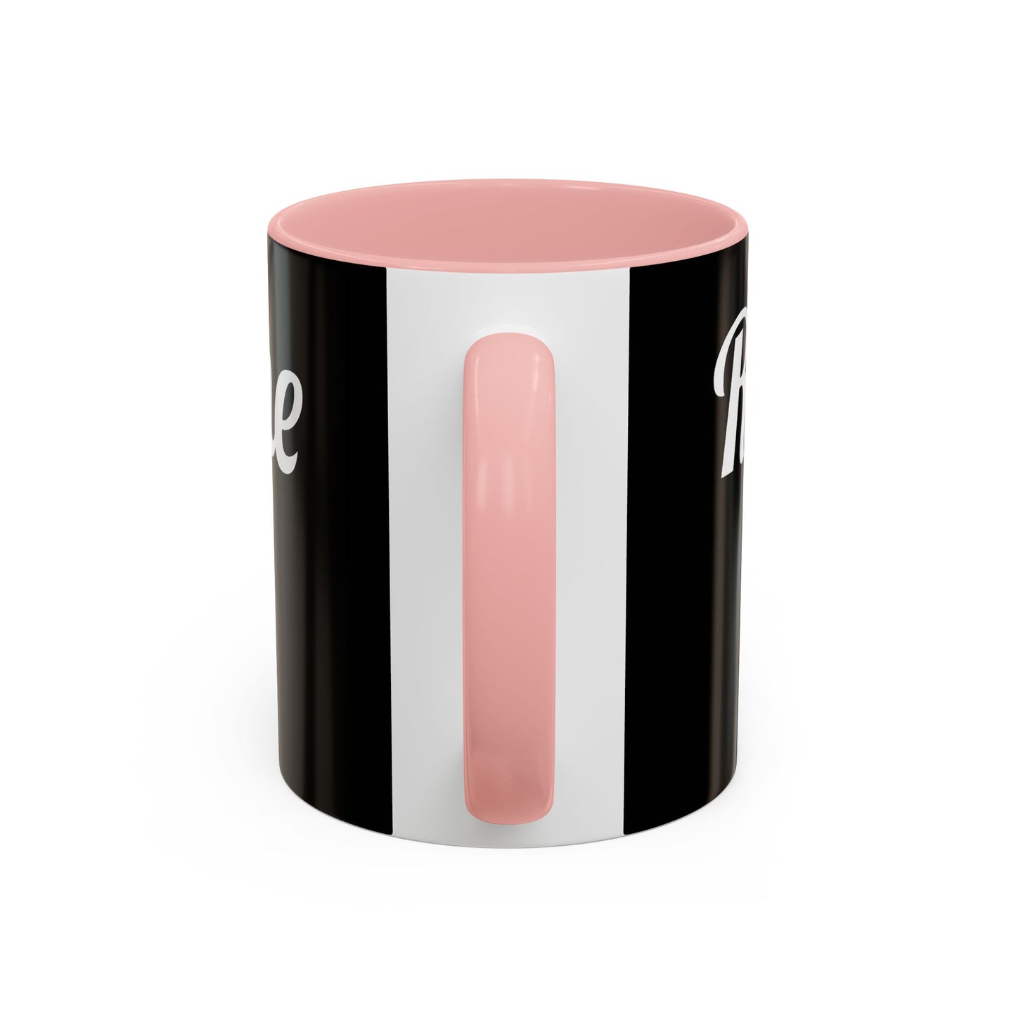 Rise & Shine Accent Coffee Mug - Motivational Black Mug for Morning Boost