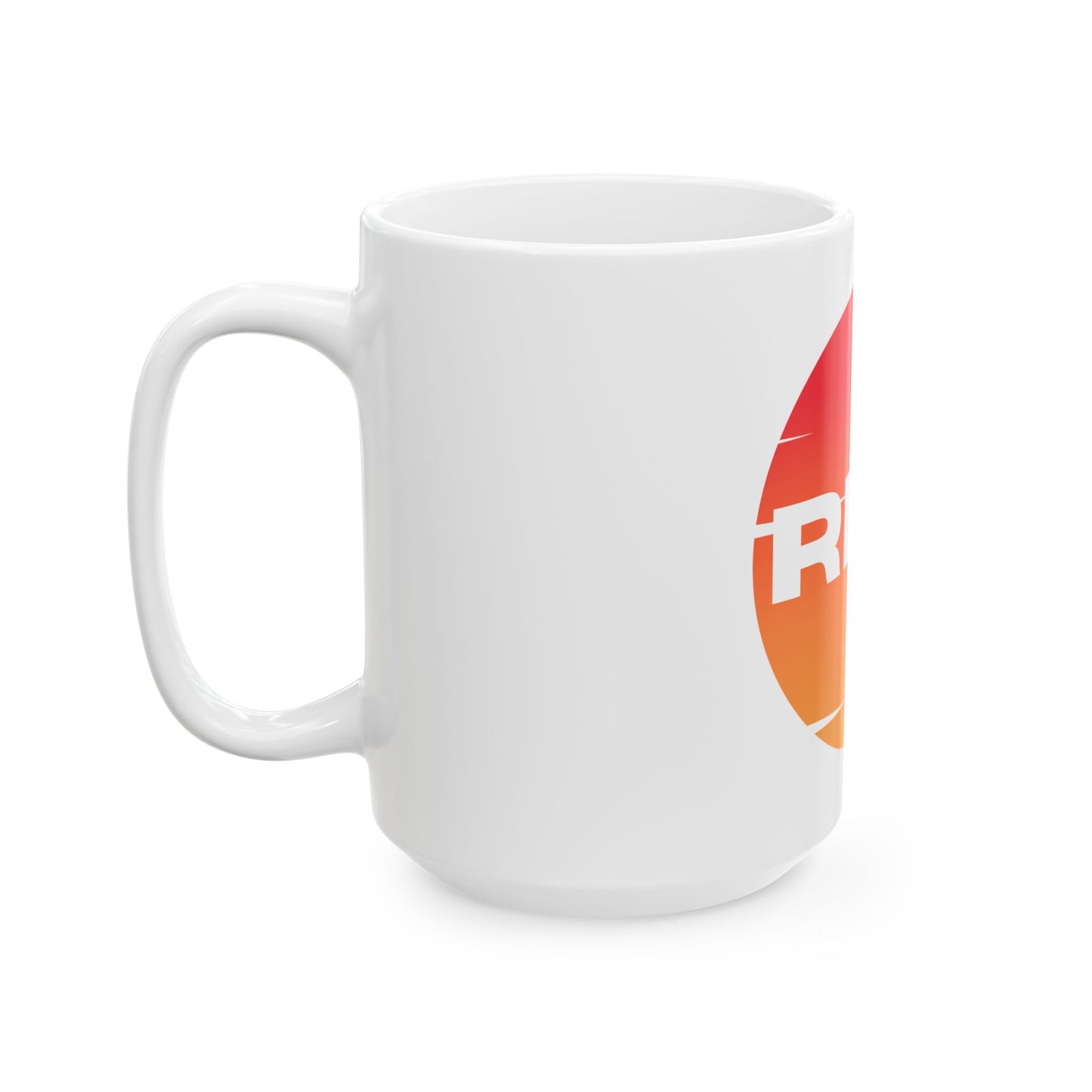Inspirational Ceramic Mug with 'RISE' Motivational design