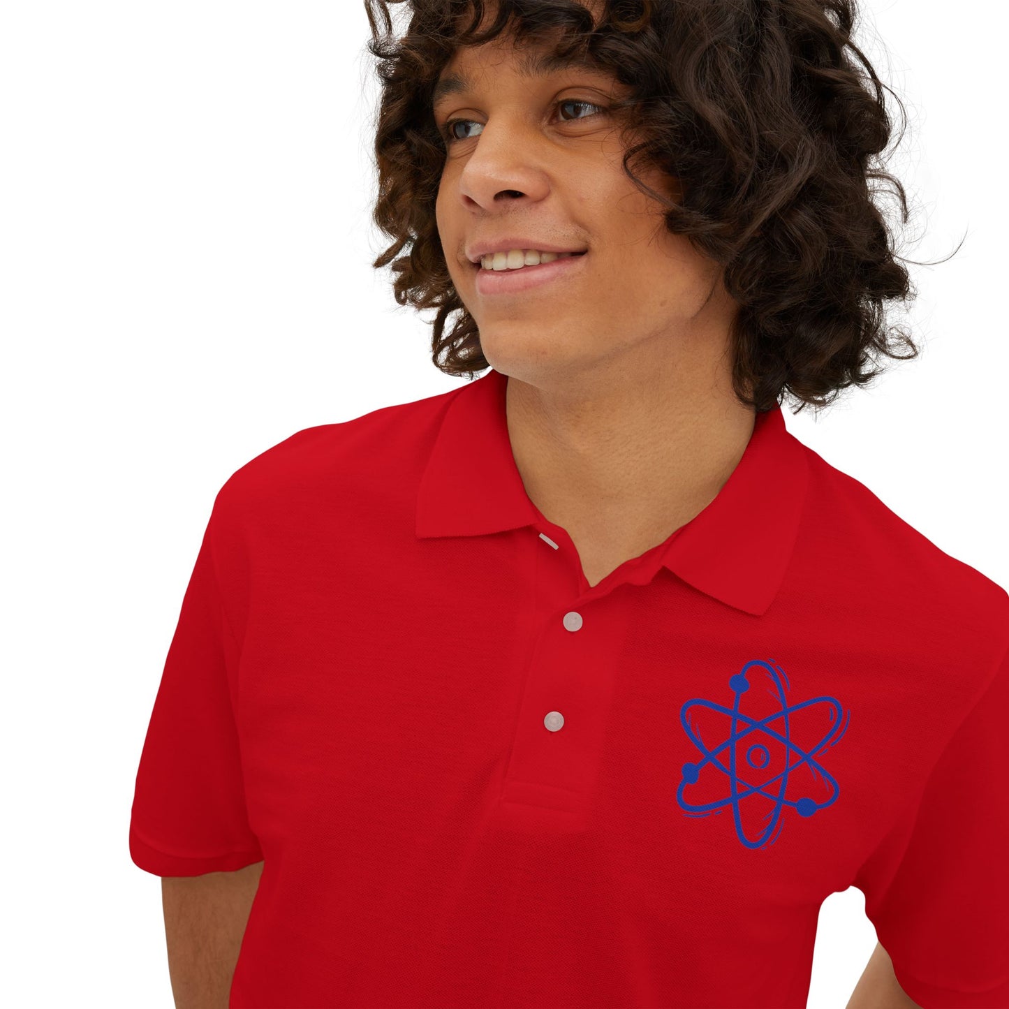 Men's Science-Themed Polo