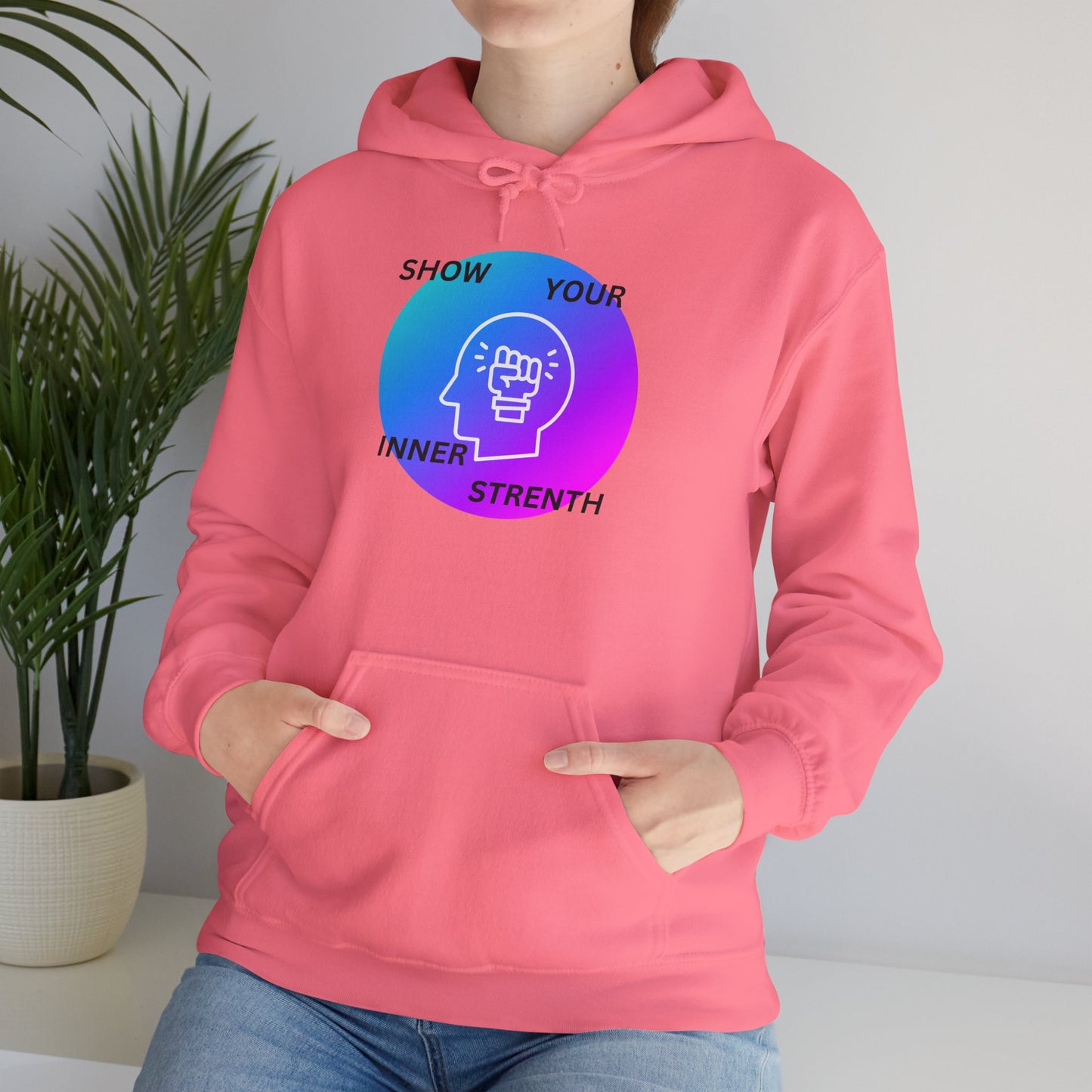 Women's Hoodie Empowerment Motivation Inner Strength Sweatshirt