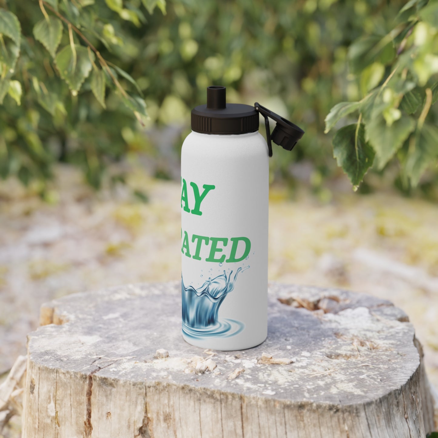 Stay Hydrated Steel Water Bottle