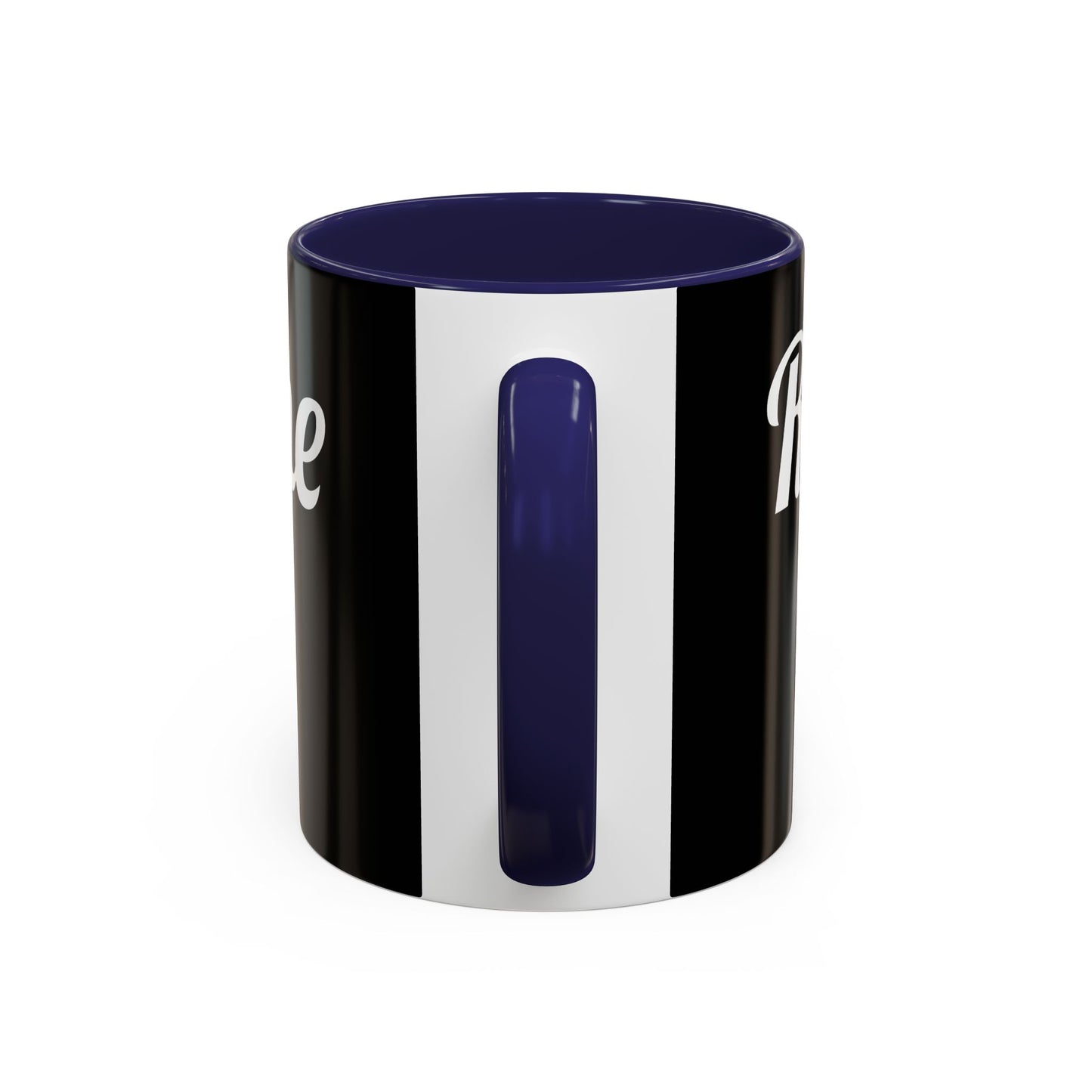 Rise & Shine Accent Coffee Mug - Motivational Black Mug for Morning Boost