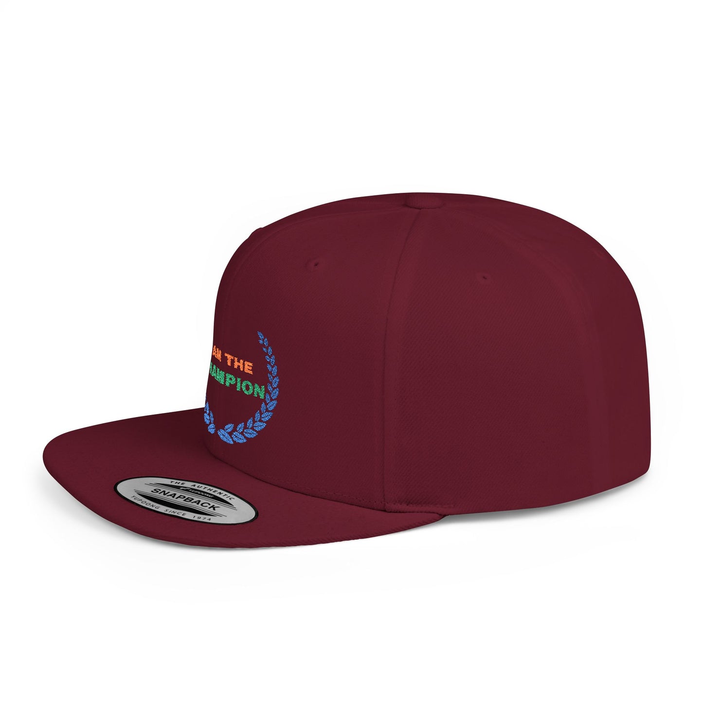 Shop the Champion Snapback Cap – stylish adjustable flat bill hat for adults. Perfect for streetwear, outdoor events, and gifts. Durable and comfy!