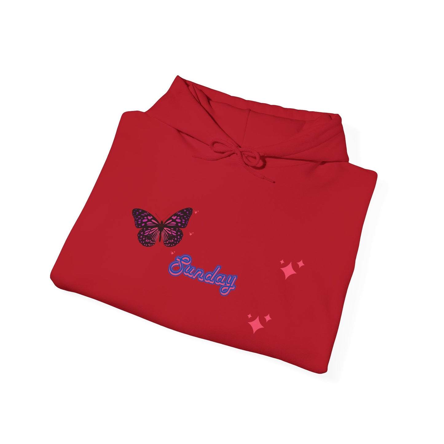 Butterfly Sunday Hoodie Sweatshirt For Women