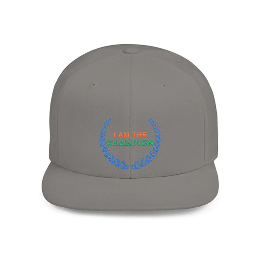 Shop the Champion Snapback Cap – stylish adjustable flat bill hat for adults. Perfect for streetwear, outdoor events, and gifts. Durable and comfy! - RizQ Life