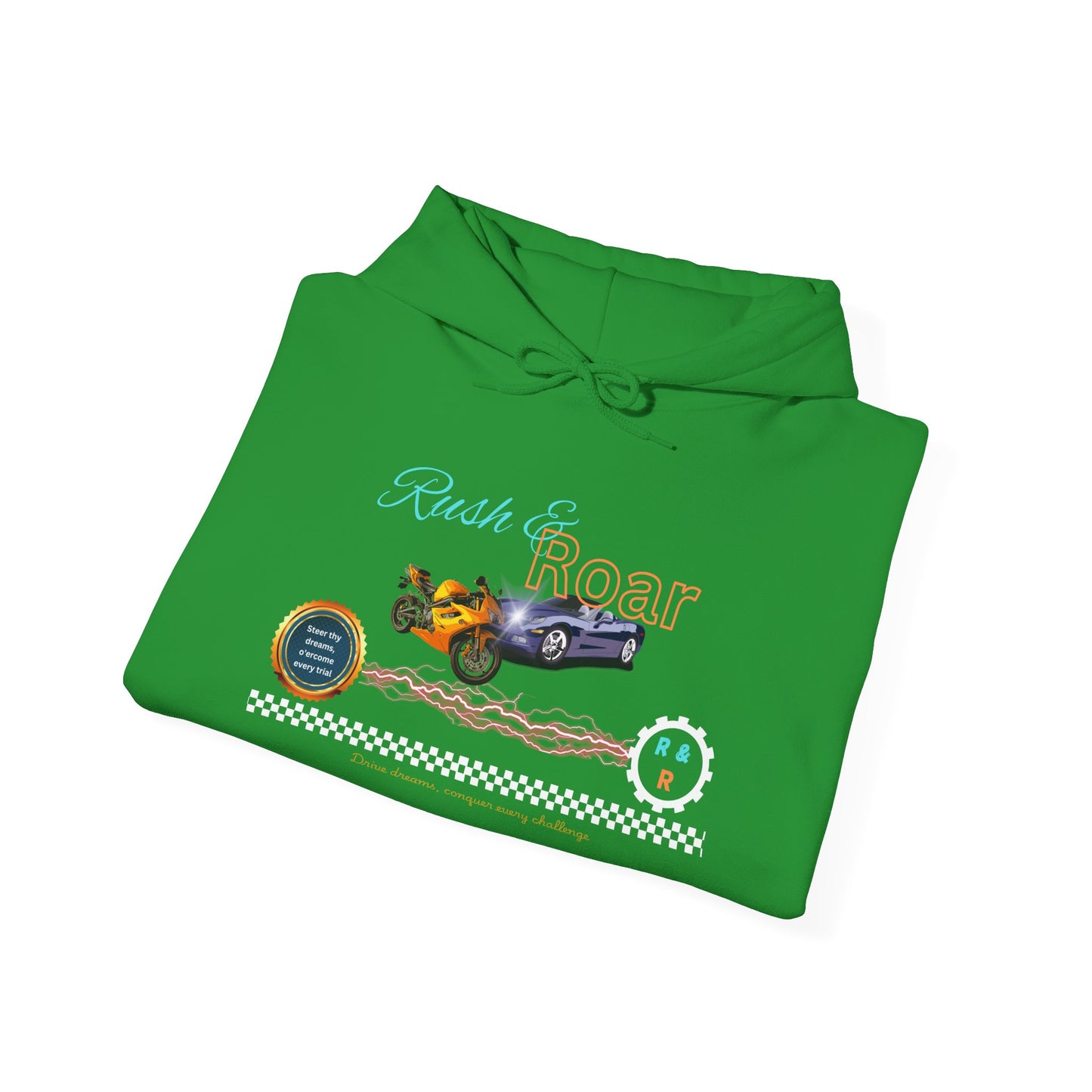 Vintage Car Hoodie - Cool and Cozy Unisex Sweatshirt for Road Trips