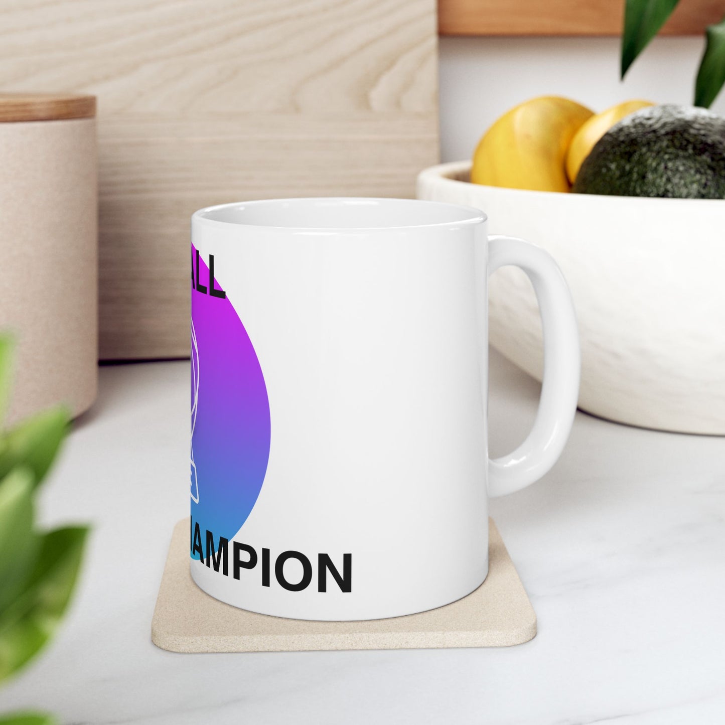 Basketball Champion Ceramic Mug