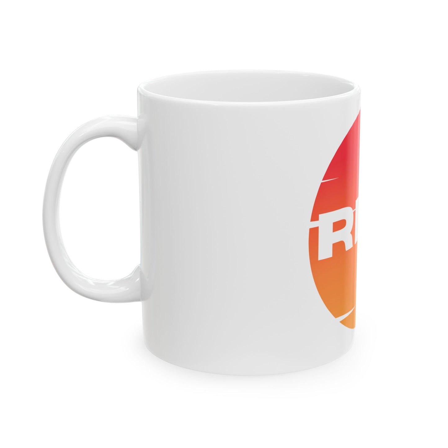 Inspirational Ceramic Mug with 'RISE' Motivational design