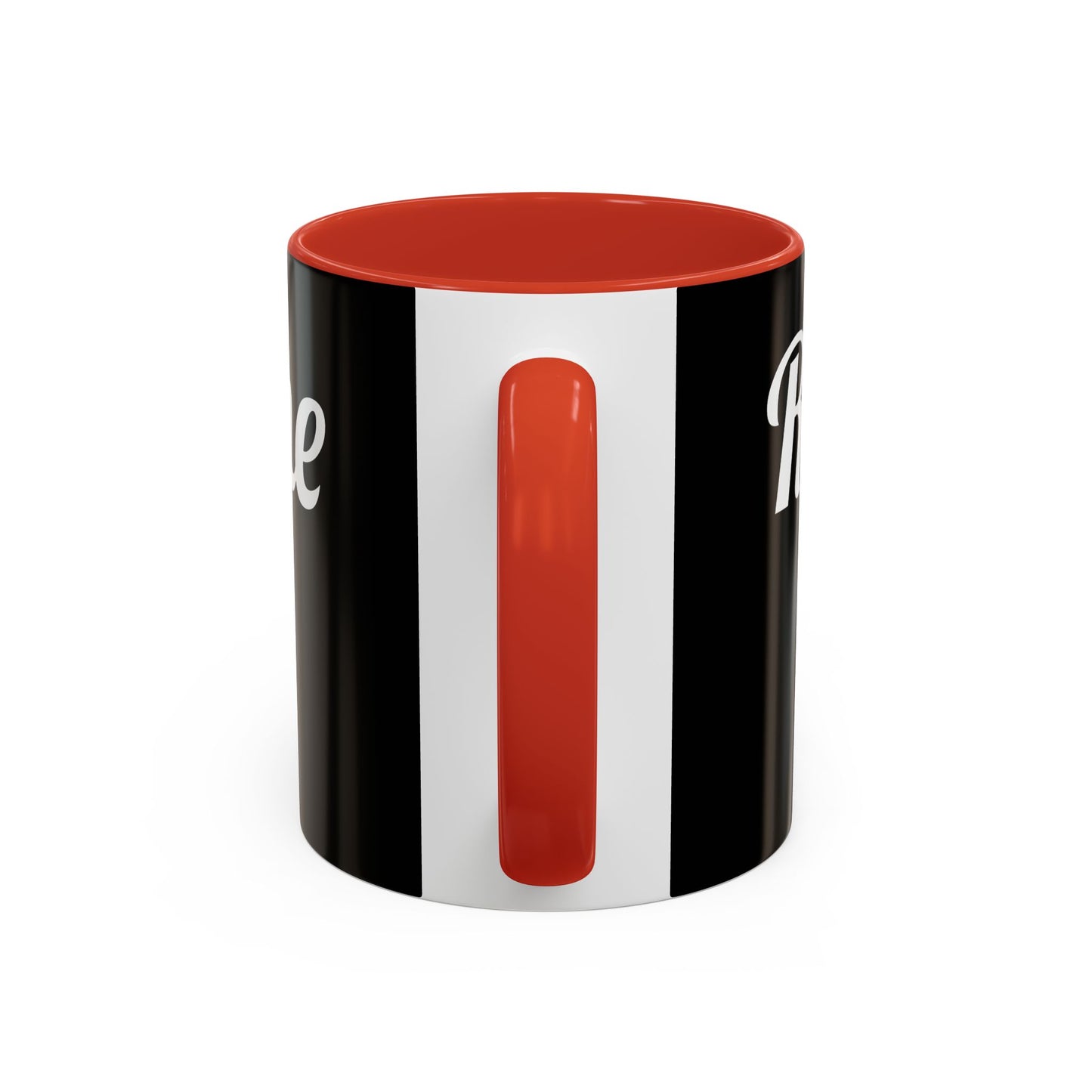 Rise & Shine Accent Coffee Mug - Motivational Black Mug for Morning Boost