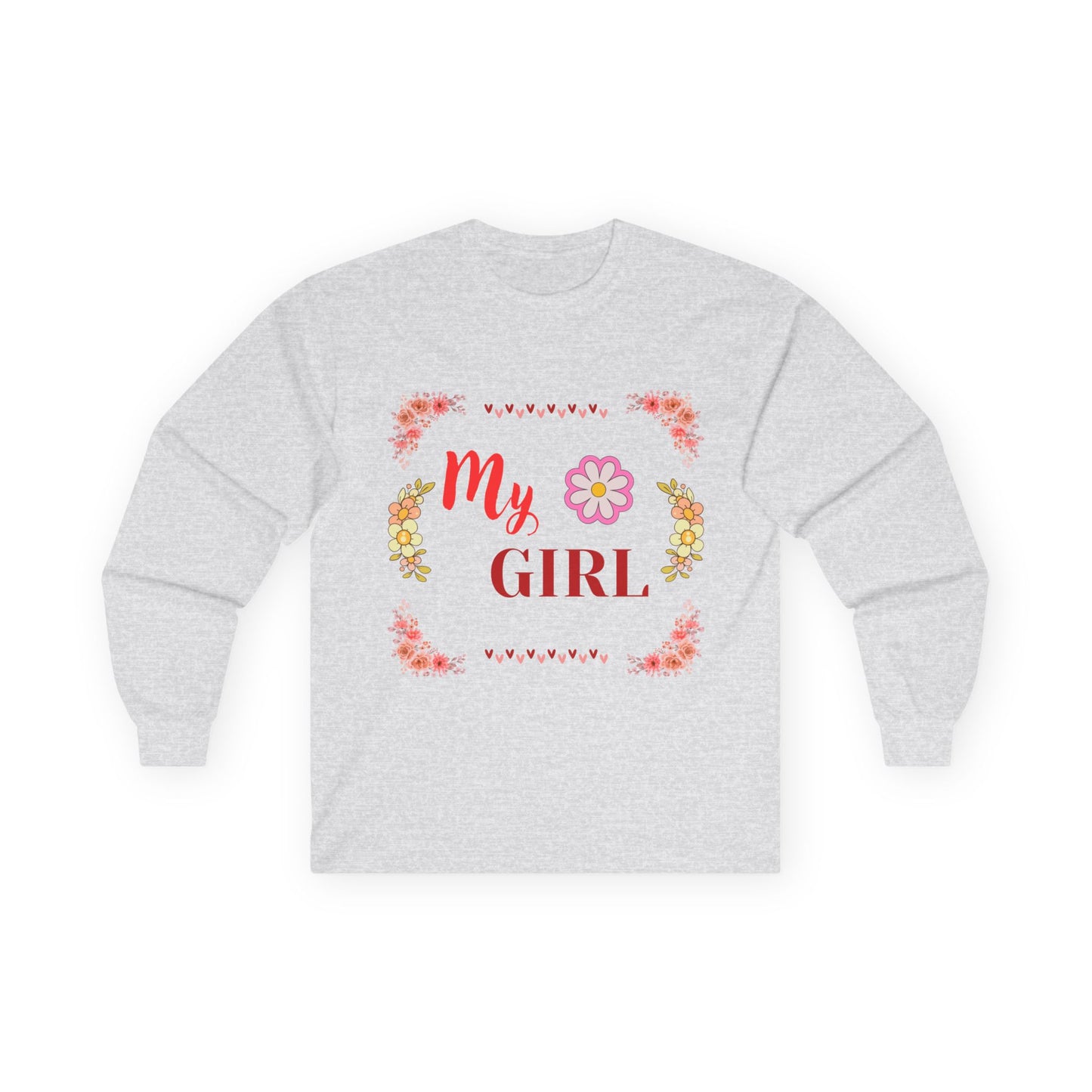 Floral Long Sleeve Tee - Warm and Cozy Moments Design