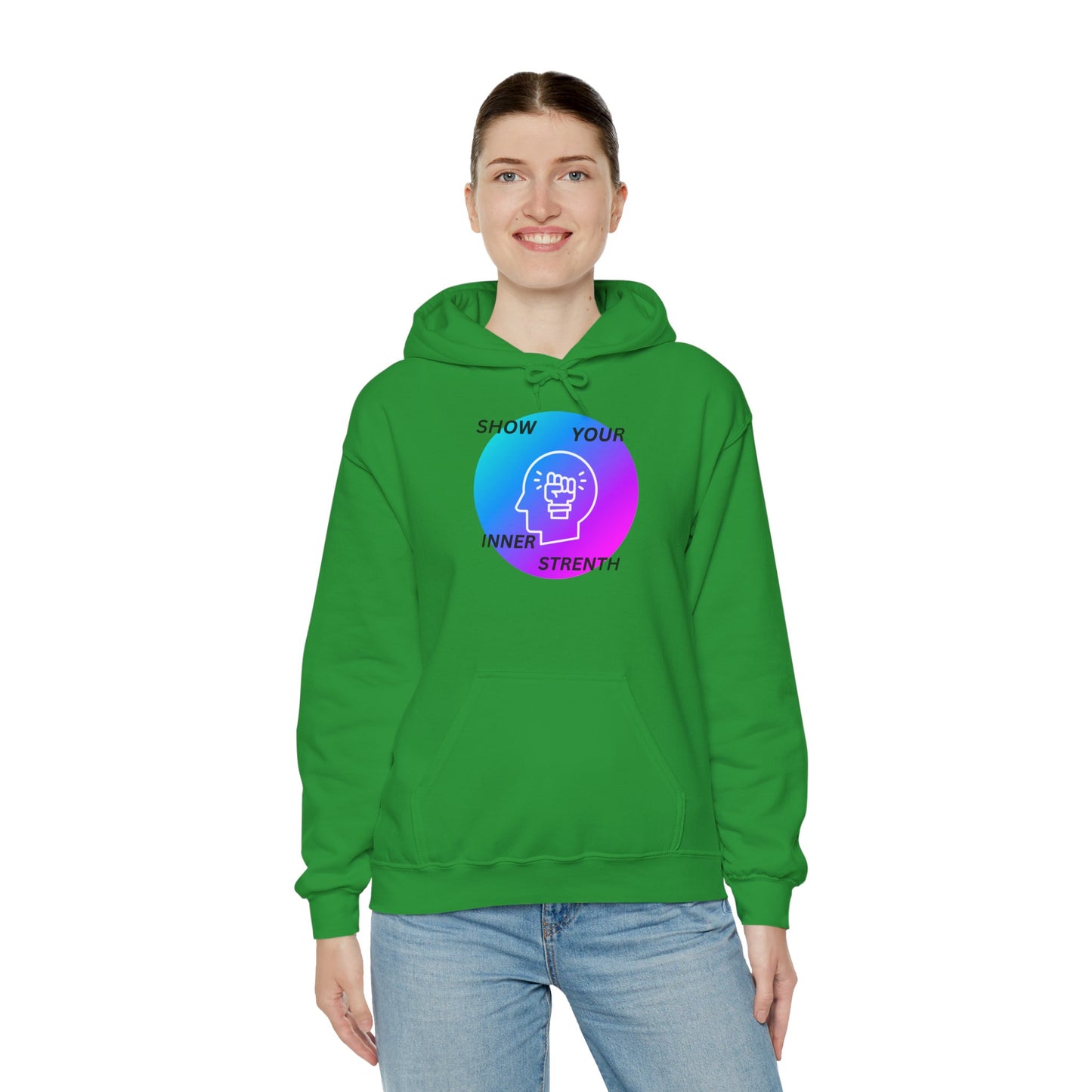 Women's Hoodie Empowerment Motivation Inner Strength Sweatshirt