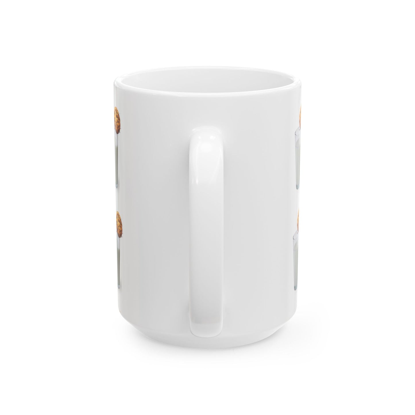 Mug - Cookie & Milk Ceramic Mug - Fun Drinkware for Cookie Lovers (11oz/15oz)