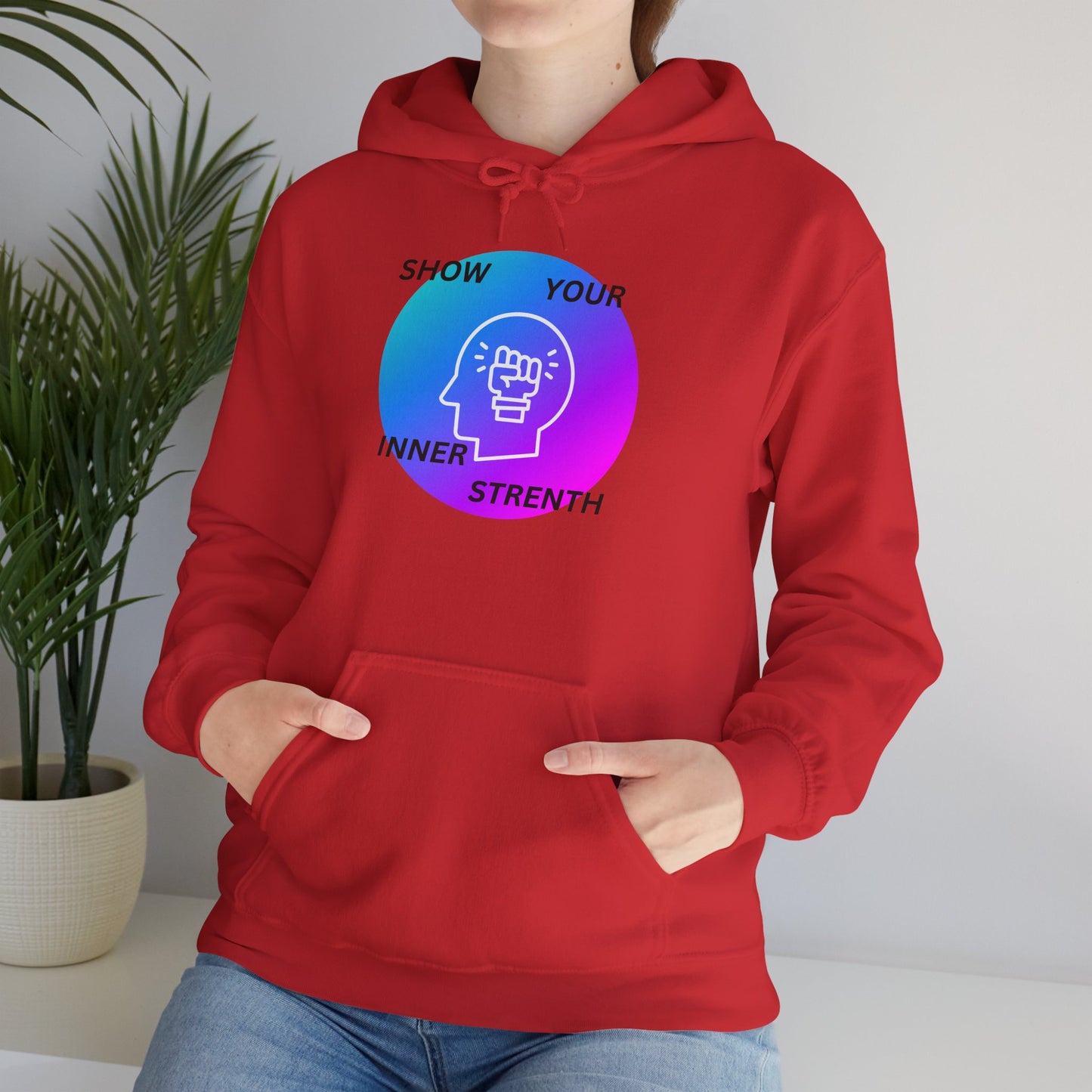 Women's Hoodie Empowerment Motivation Inner Strength Sweatshirt