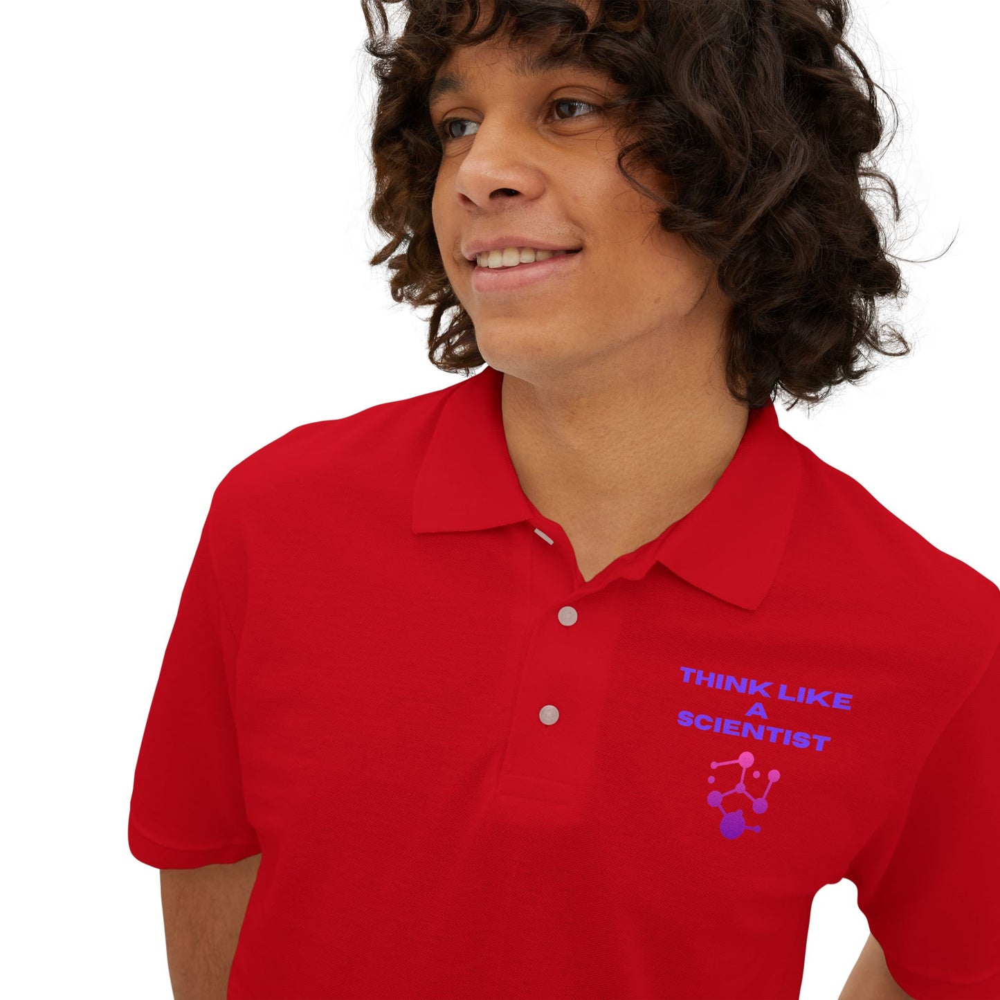 Scientist Polo Shirt - Smart Casual Tee for Science Enthusiasts