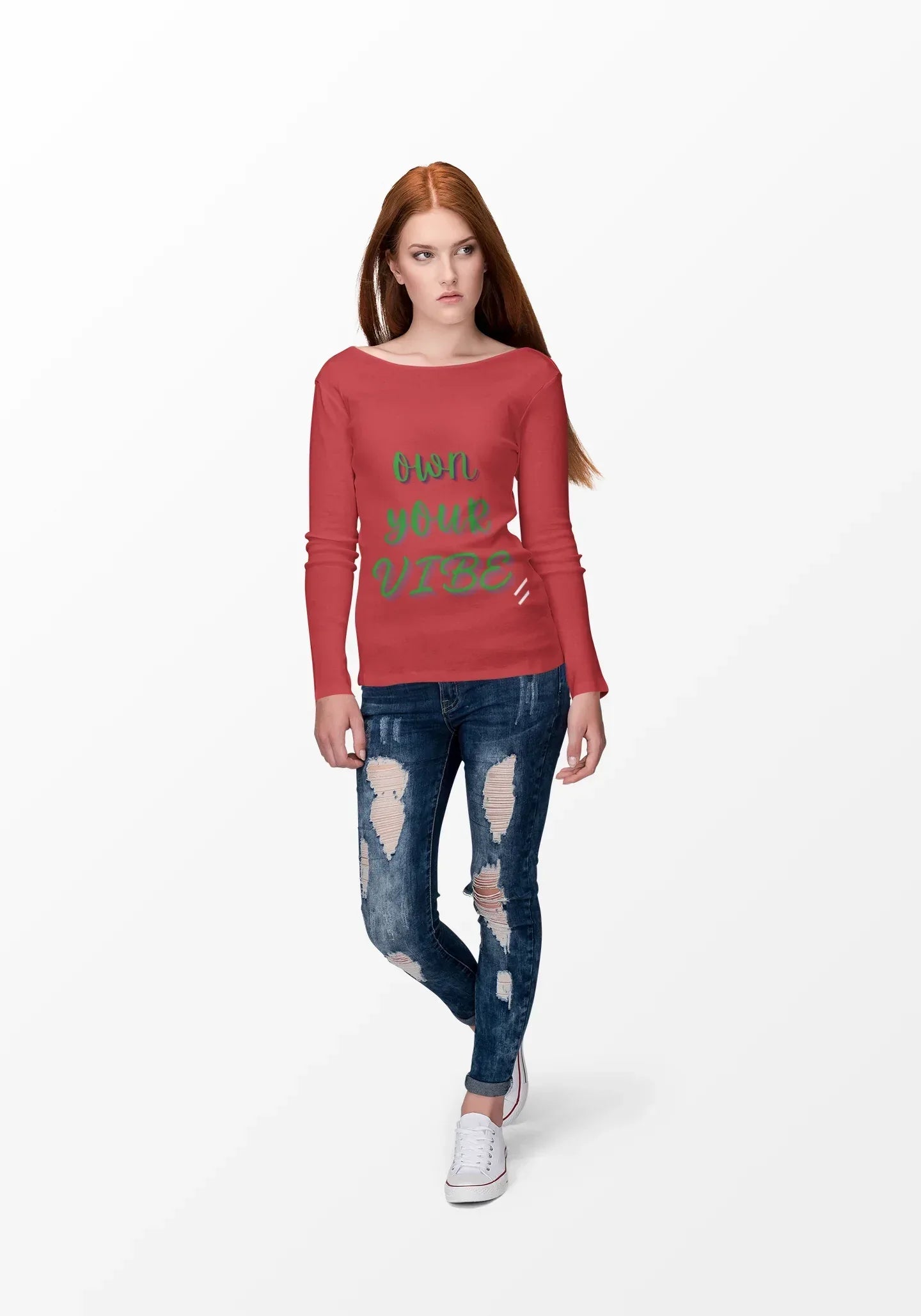 Positive Energy Everyday Cotton Long Sleeve Tee - RizQ Life