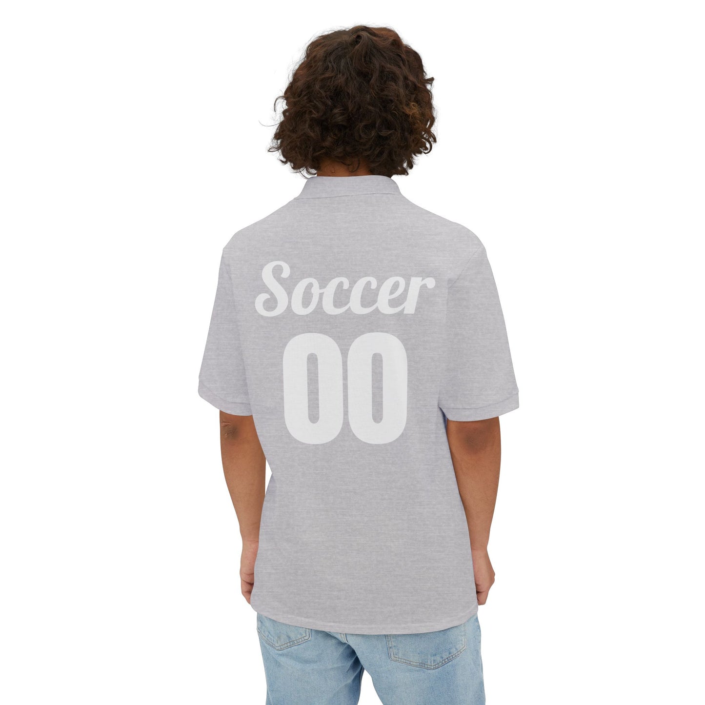 Soccer Polo - Soaring Legends & soccer Design for Sports Enthusiasts