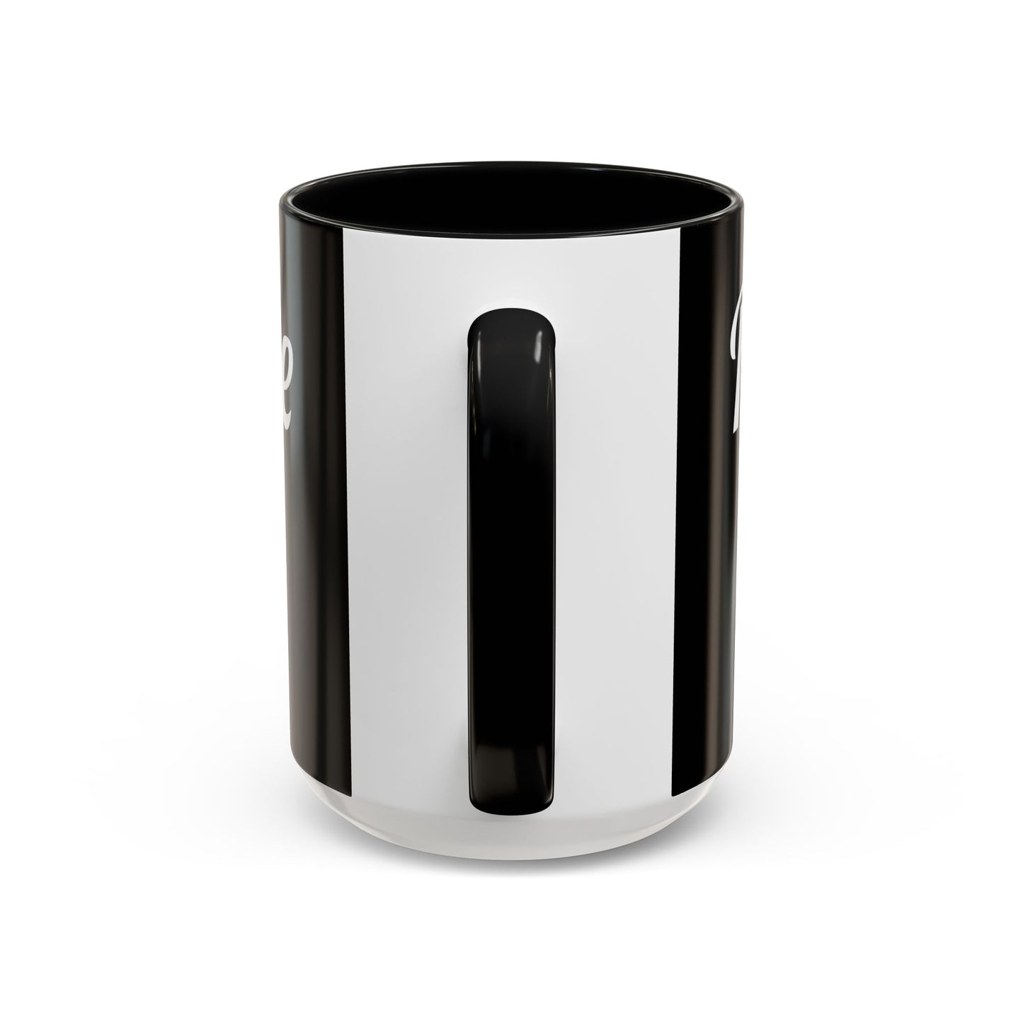 Rise & Shine Accent Coffee Mug - Motivational Black Mug for Morning Boost