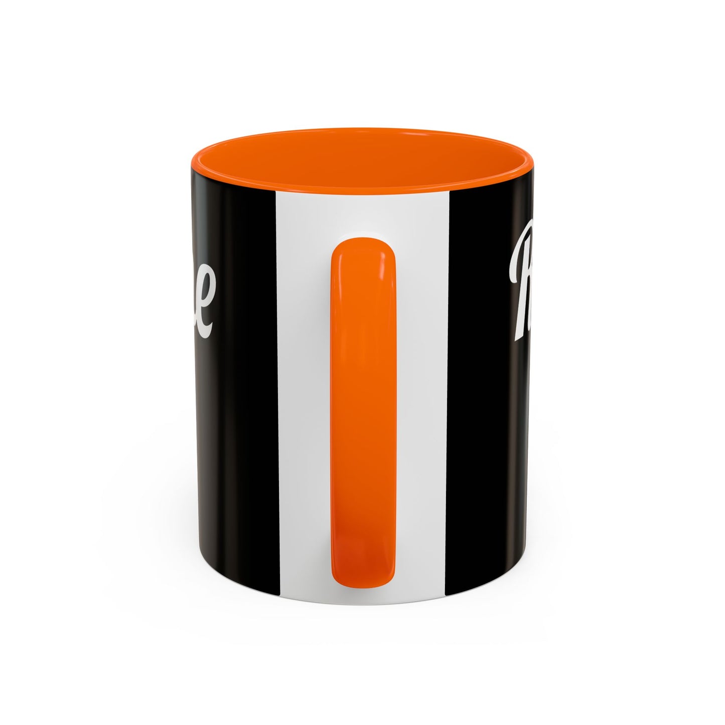 Rise & Shine Accent Coffee Mug - Motivational Black Mug for Morning Boost