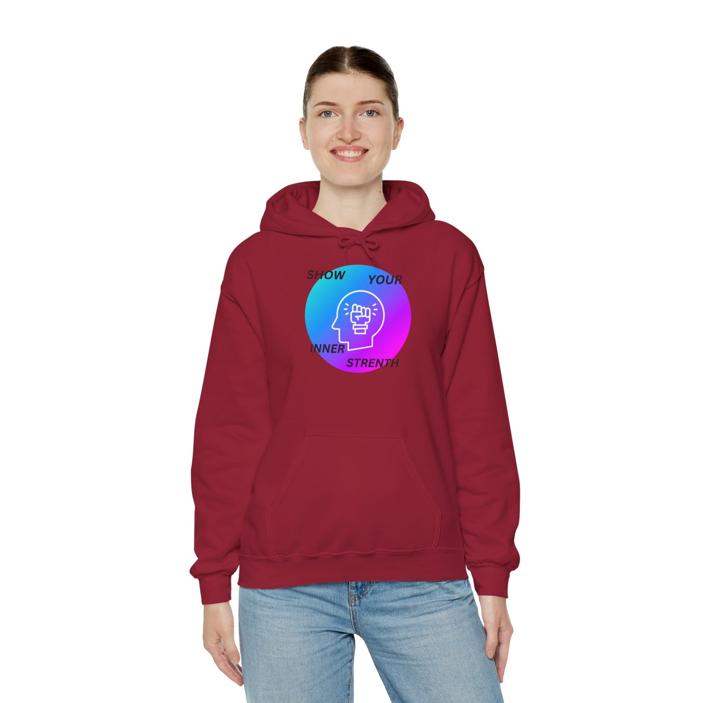 Women's Hoodie Empowerment Motivation Inner Strength Sweatshirt