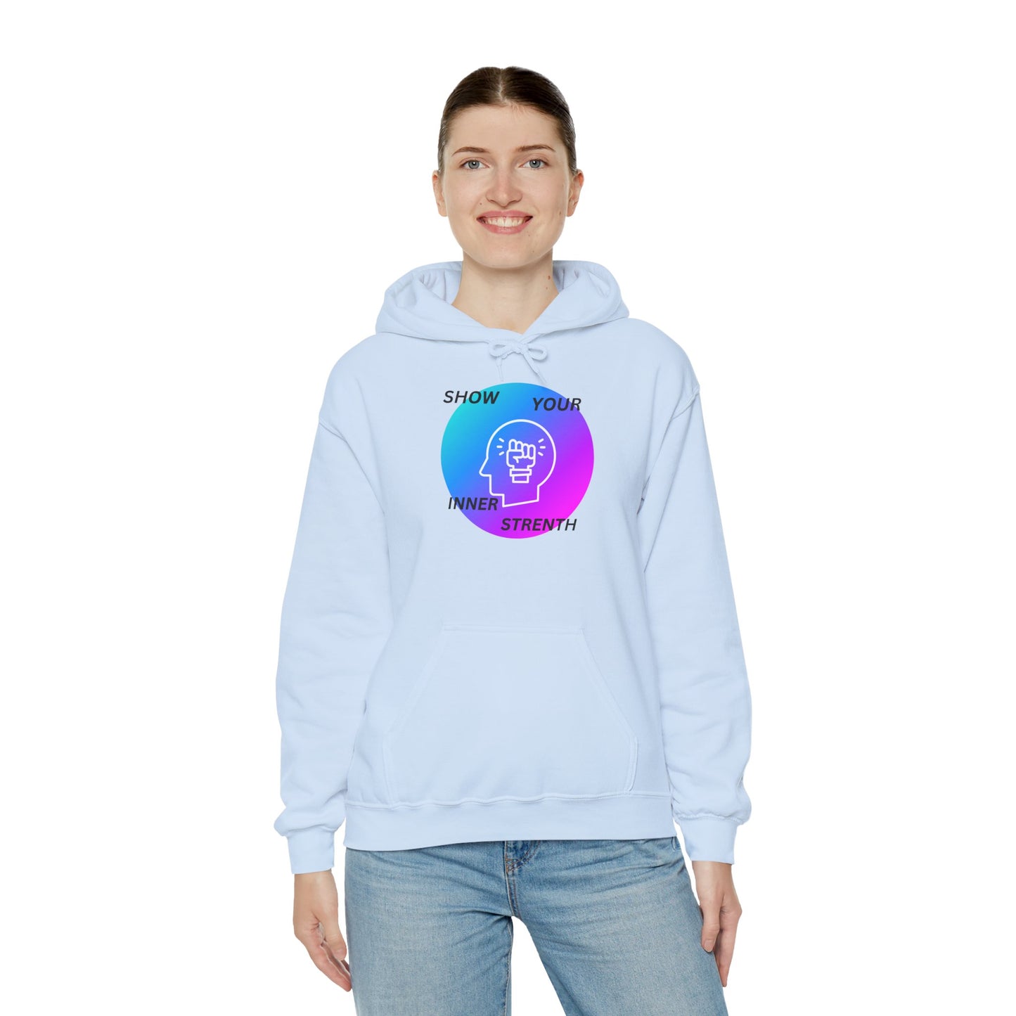 Women's Hoodie Empowerment Motivation Inner Strength Sweatshirt