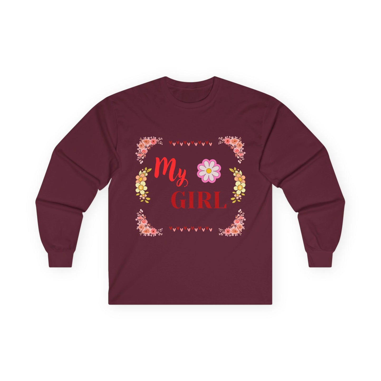 Floral Long Sleeve Tee - Warm and Cozy Moments Design