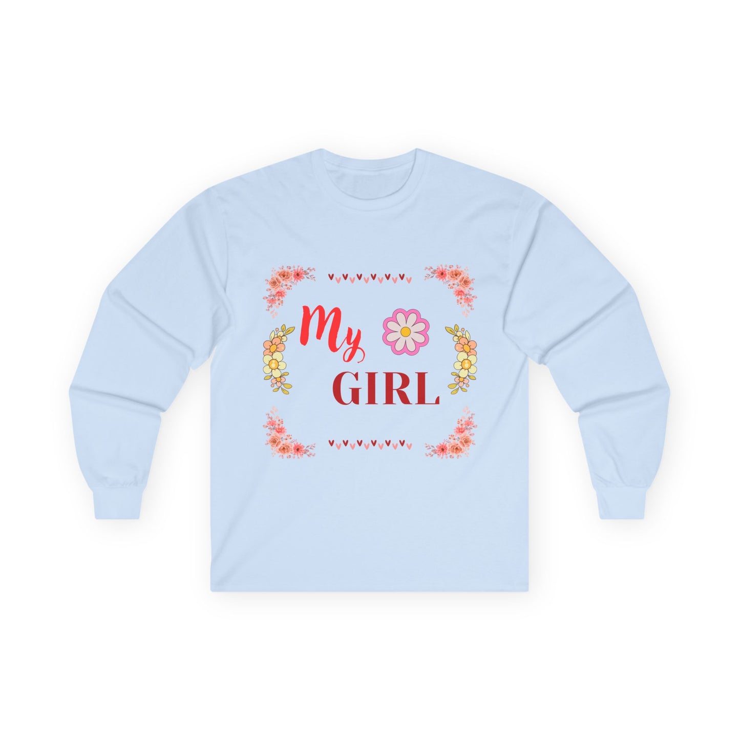Floral Long Sleeve Tee - Warm and Cozy Moments Design