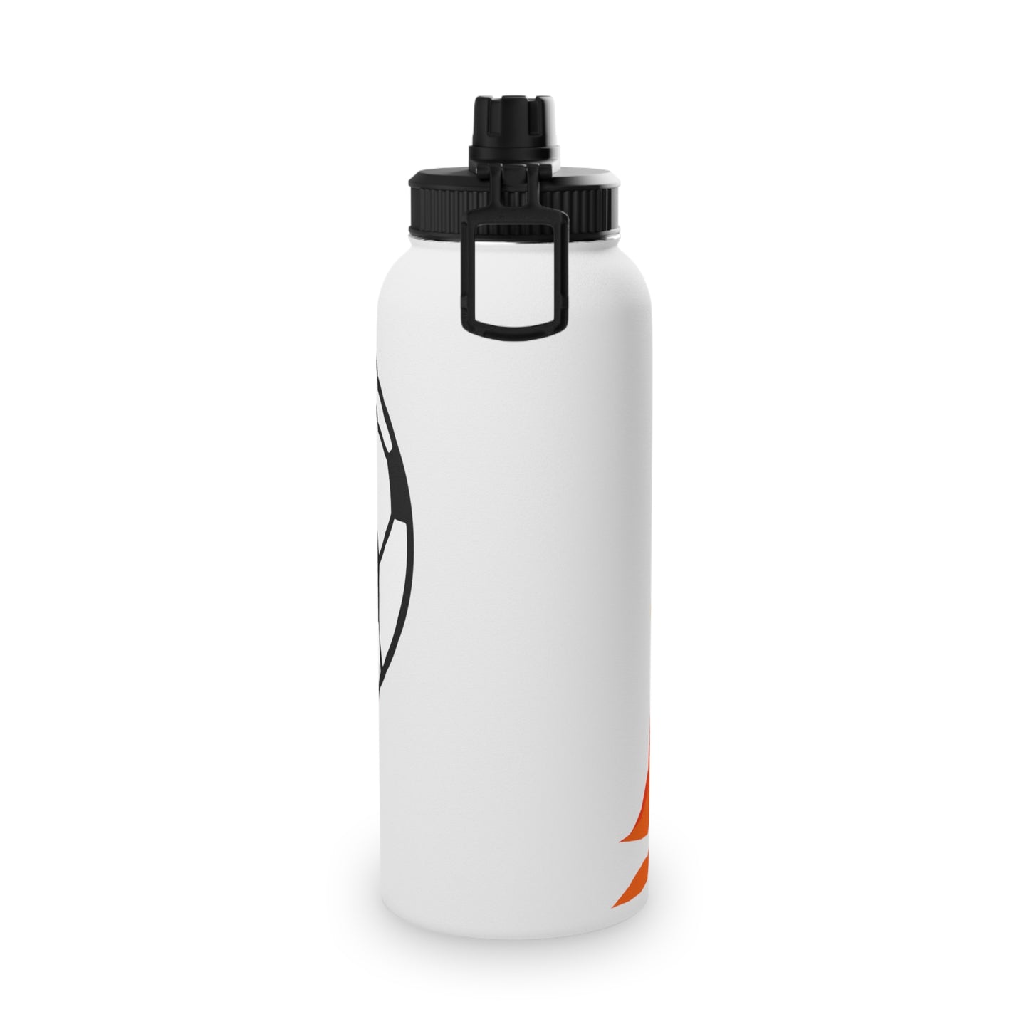 Soccer Fire Ball Stainless Steel Water Bottle – Insulated Sports Bottle