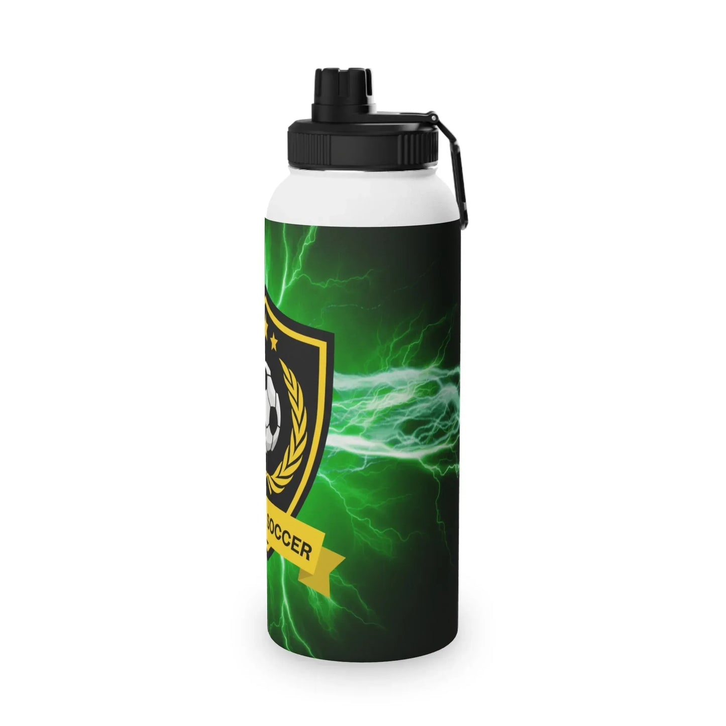 Soccer Stainless Steel Water Bottle - Sporty Design for Athletes - RizQ Life