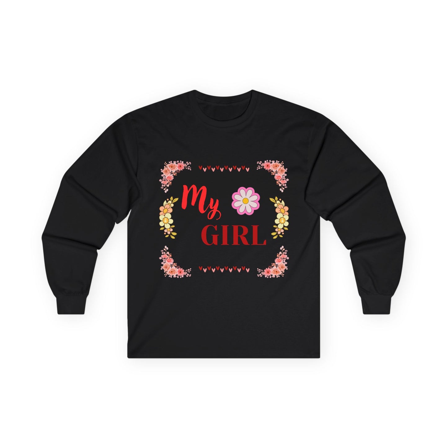 Floral Long Sleeve Tee - Warm and Cozy Moments Design