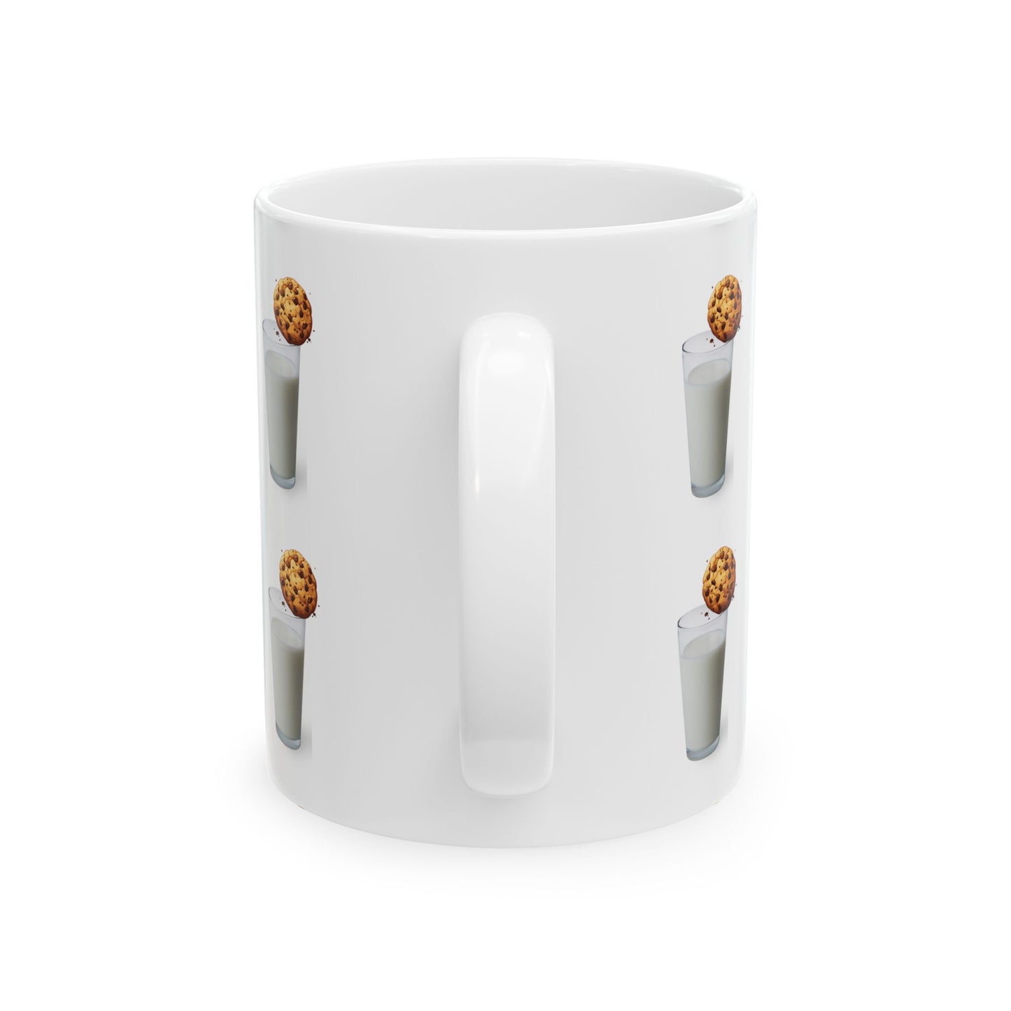 Mug - Cookie & Milk Ceramic Mug - Fun Drinkware for Cookie Lovers (11oz/15oz)