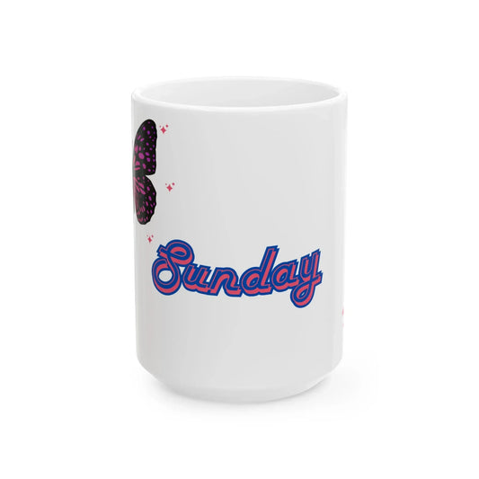 Butterfly Sunday Mug - RizQ Life