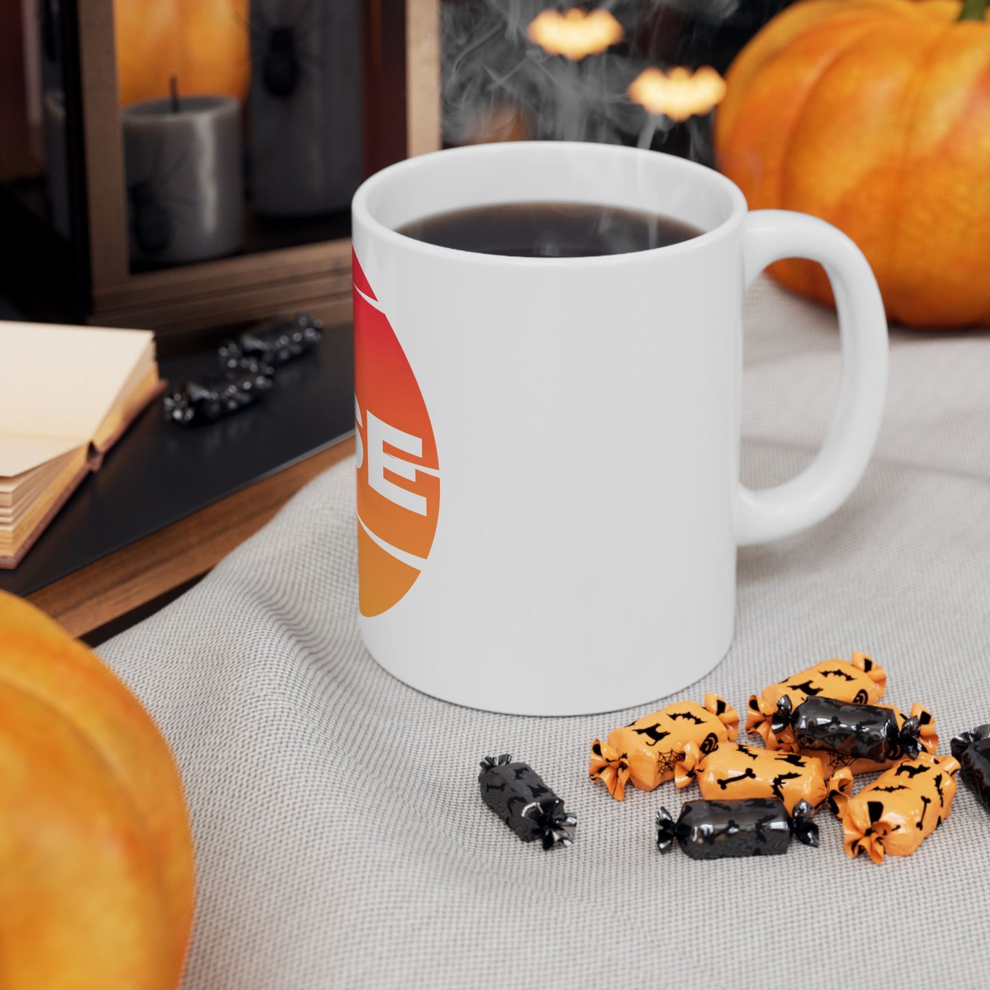 Inspirational Ceramic Mug with 'RISE' Motivational design