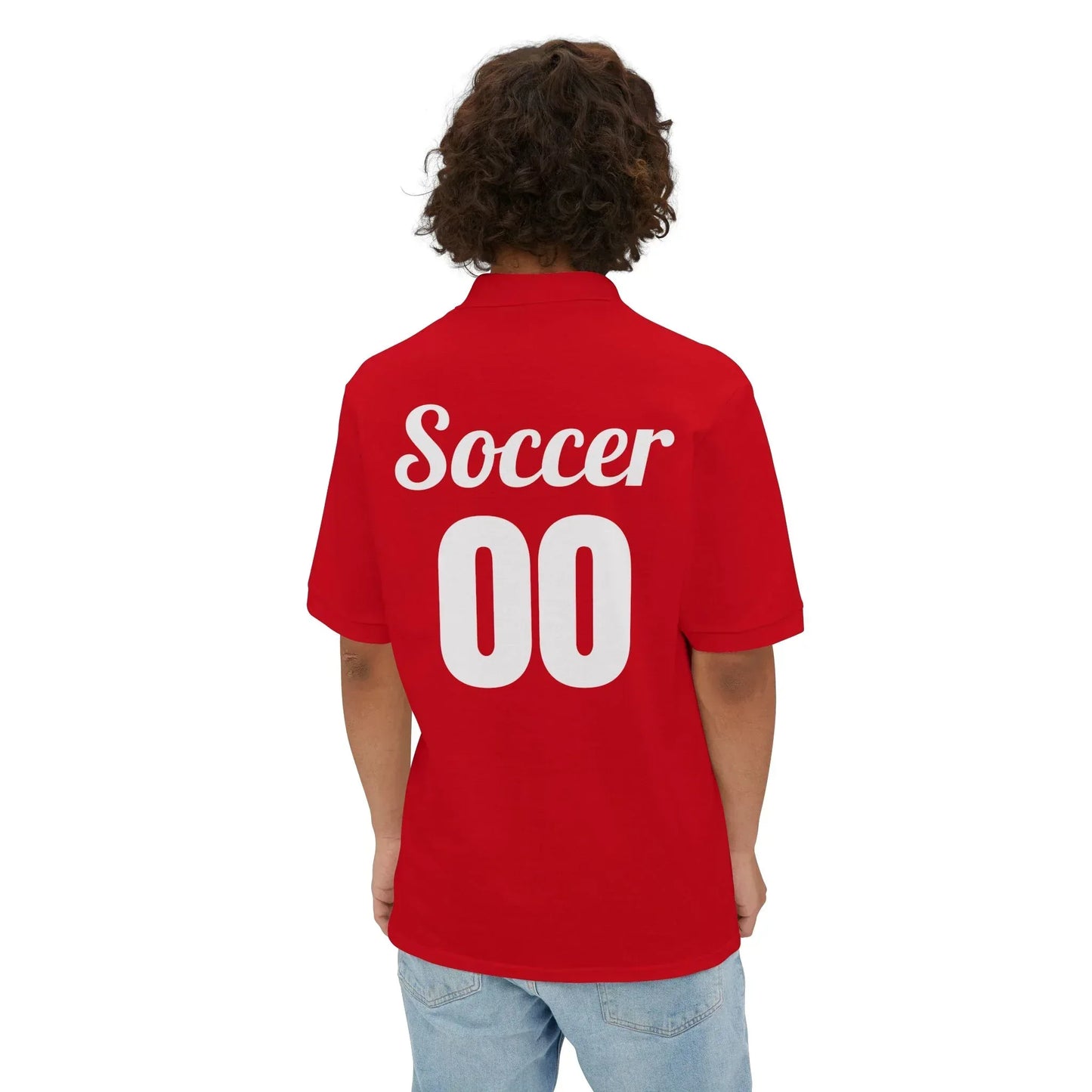 Soccer Polo - Soaring Legends & soccer Design for Sports Enthusiasts - RizQ Life