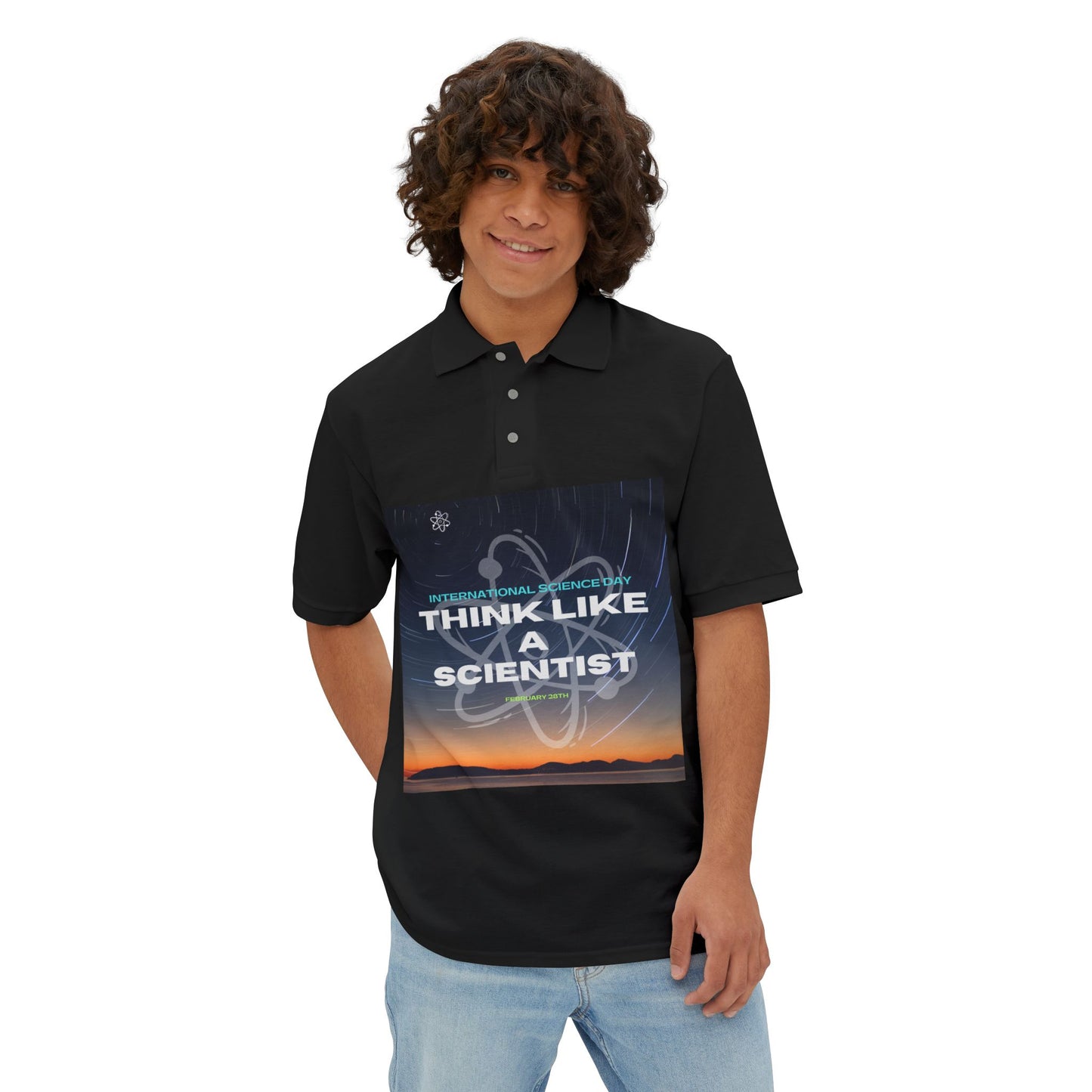 Men’s cotton piqué polo shirt. Short sleeve golf & business casual collared shirt, sizes S–3XL. Great gift for Father’s Day, work, or weekend wear.