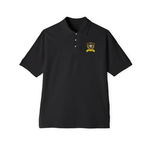 Men's Soccer Piqué Polo with Sporty Design - RizQ Life