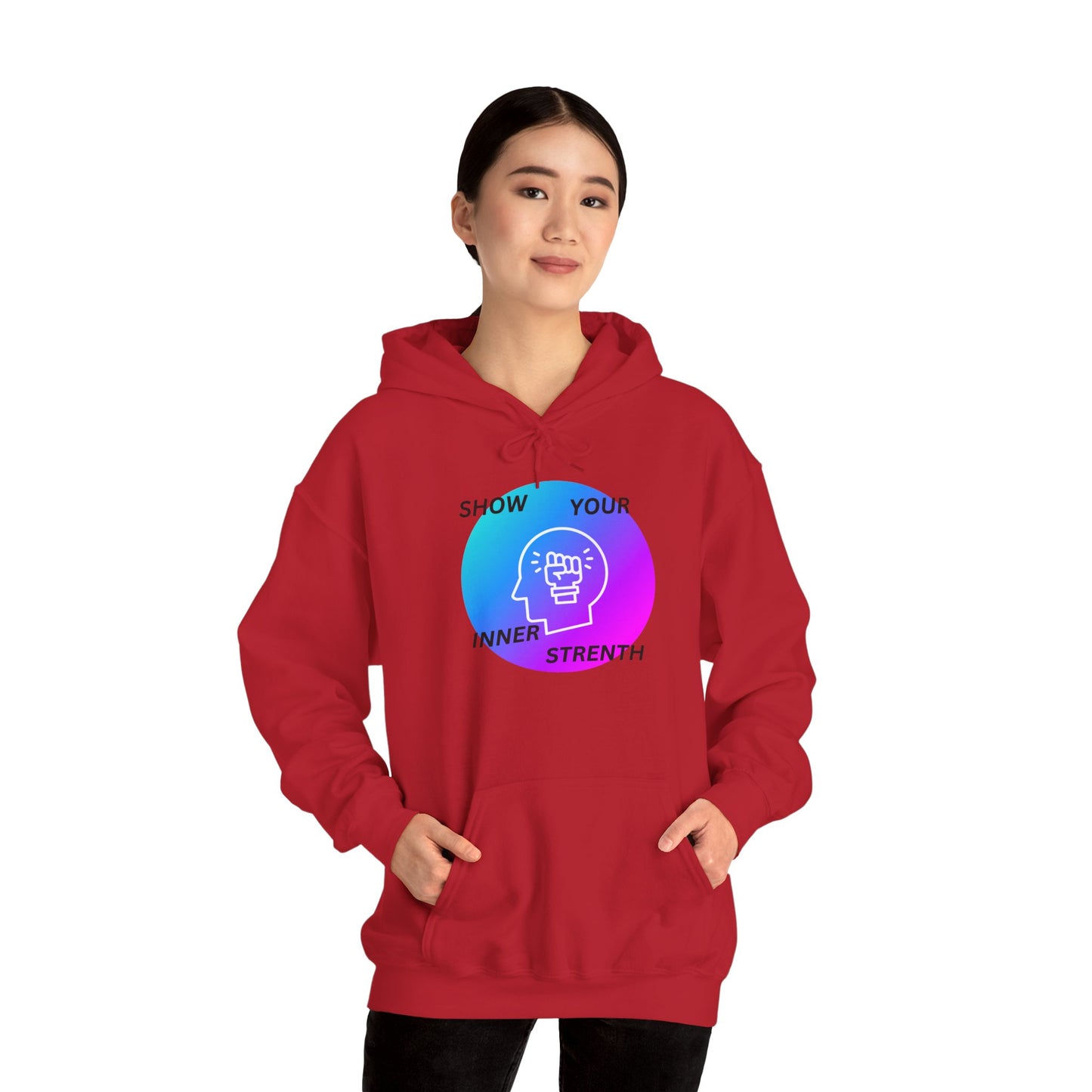 Women's Hoodie Empowerment Motivation Inner Strength Sweatshirt