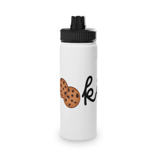 Cookie Stainless Steel Water Bottle, Sports Lid - RizQ Life