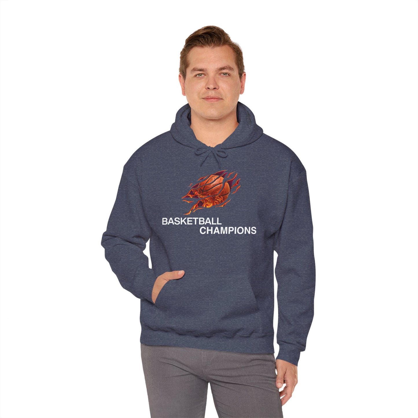 Basketball Champions Hoodie - Men's Heavy Blend Sweatshirt